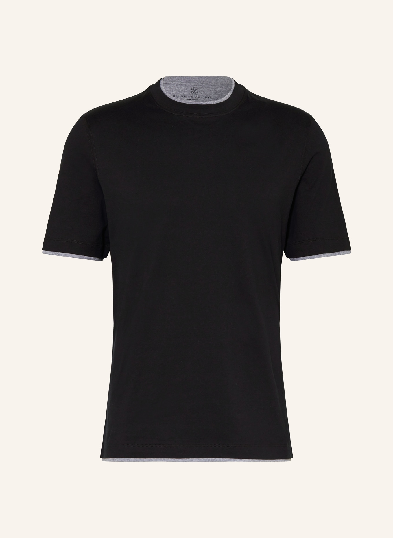 BRUNELLO CUCINELLI T-Shirt, Farbe: SCHWARZ (Bild 1)