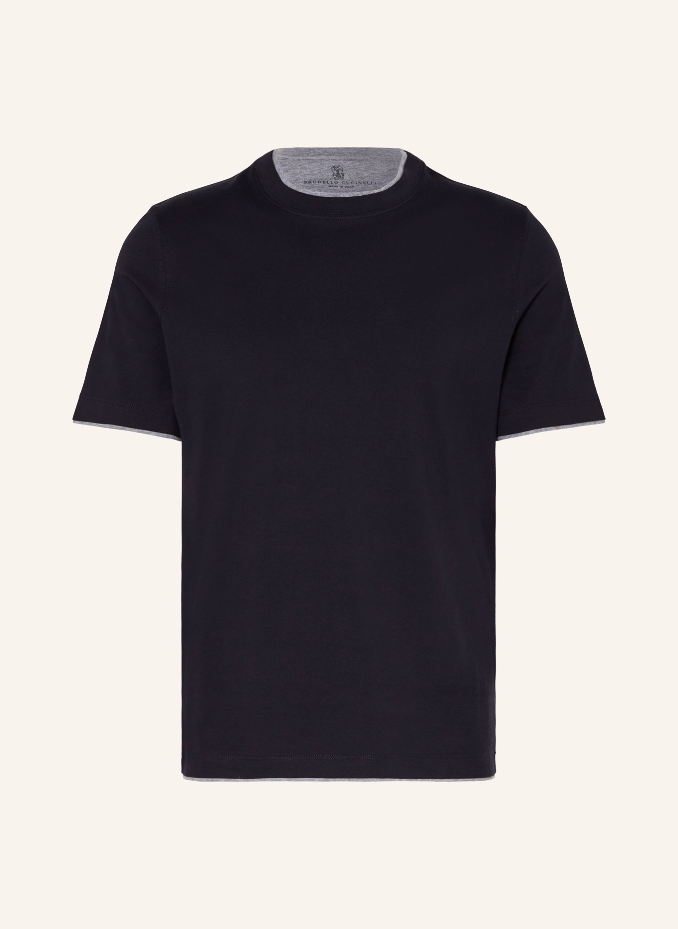BRUNELLO CUCINELLI T-Shirt: DUNKELBLAU