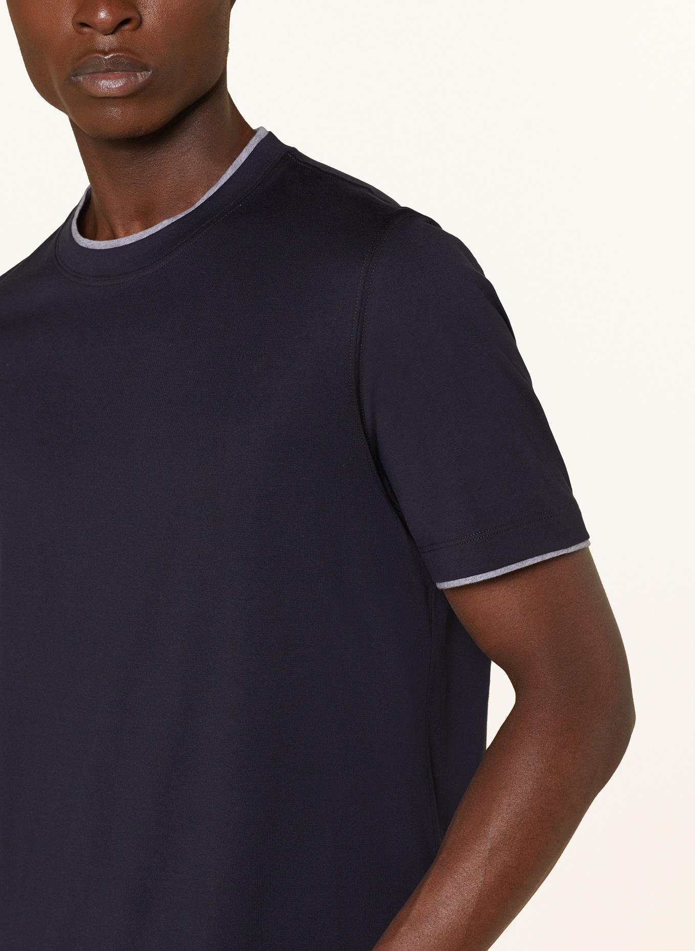BRUNELLO CUCINELLI T-Shirt: DUNKELBLAU