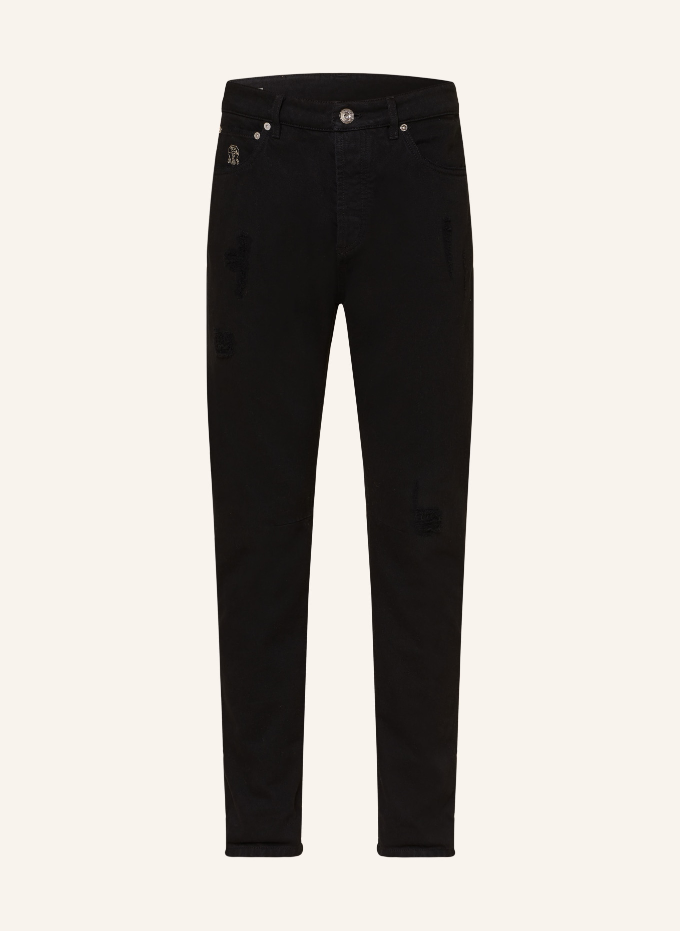 BRUNELLO CUCINELLI Jeans Leisure Fit, Farbe: C7351 Black (Bild 1)