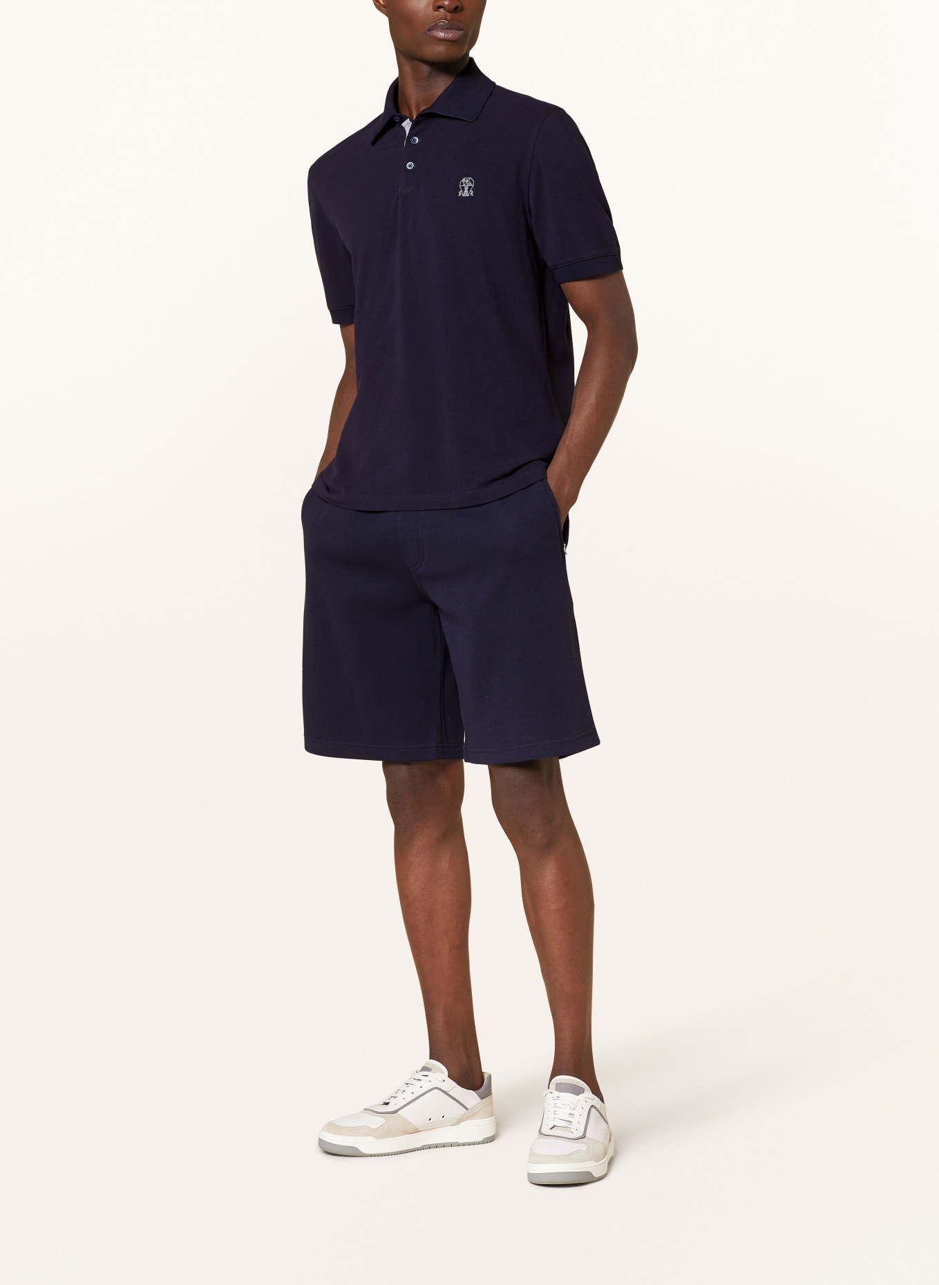 BRUNELLO CUCINELLI Sweat shorts, Color: DARK BLUE (Image 2)