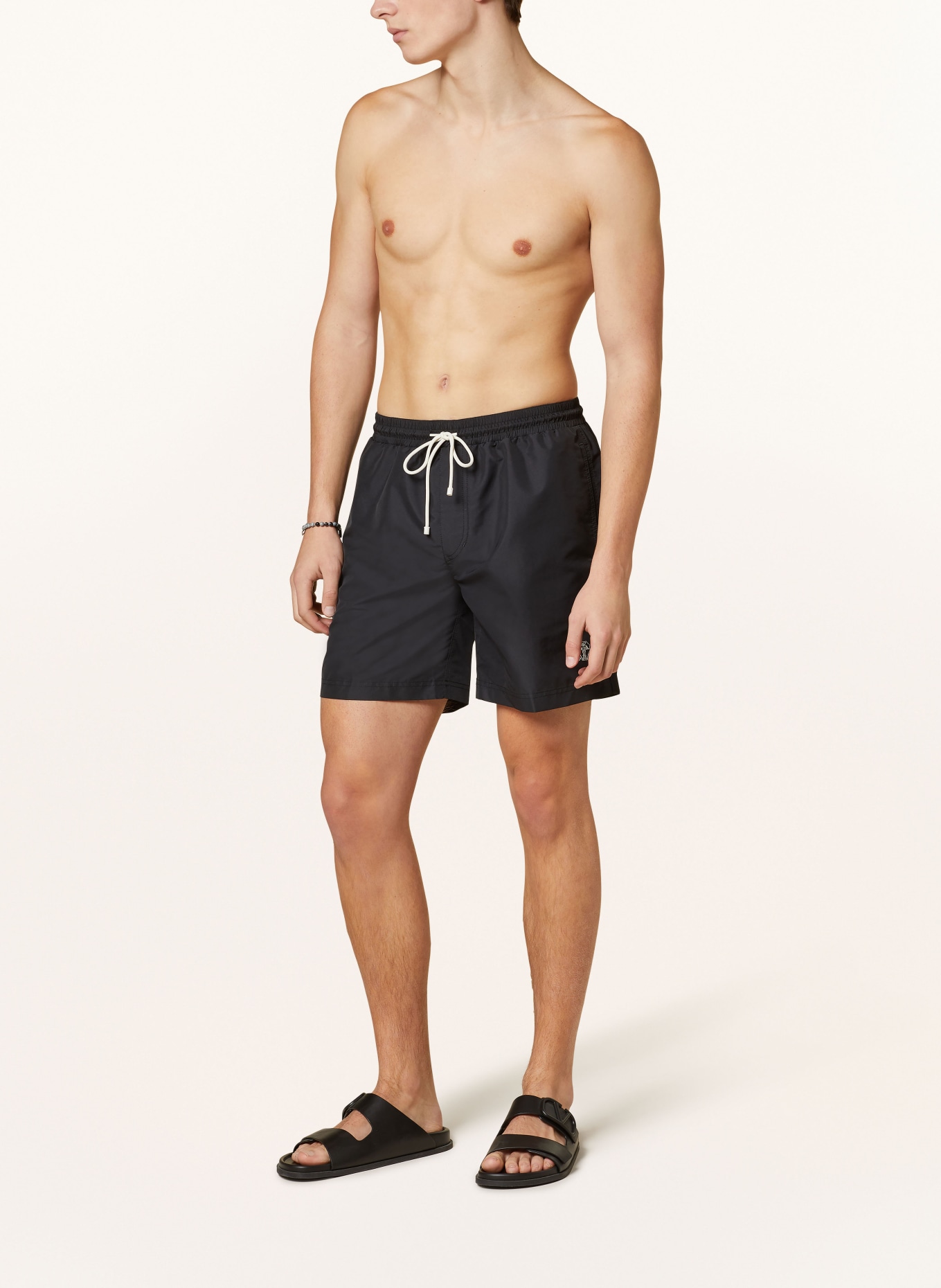 BRUNELLO CUCINELLI Swim shorts, Color: BLACK (Image 2)