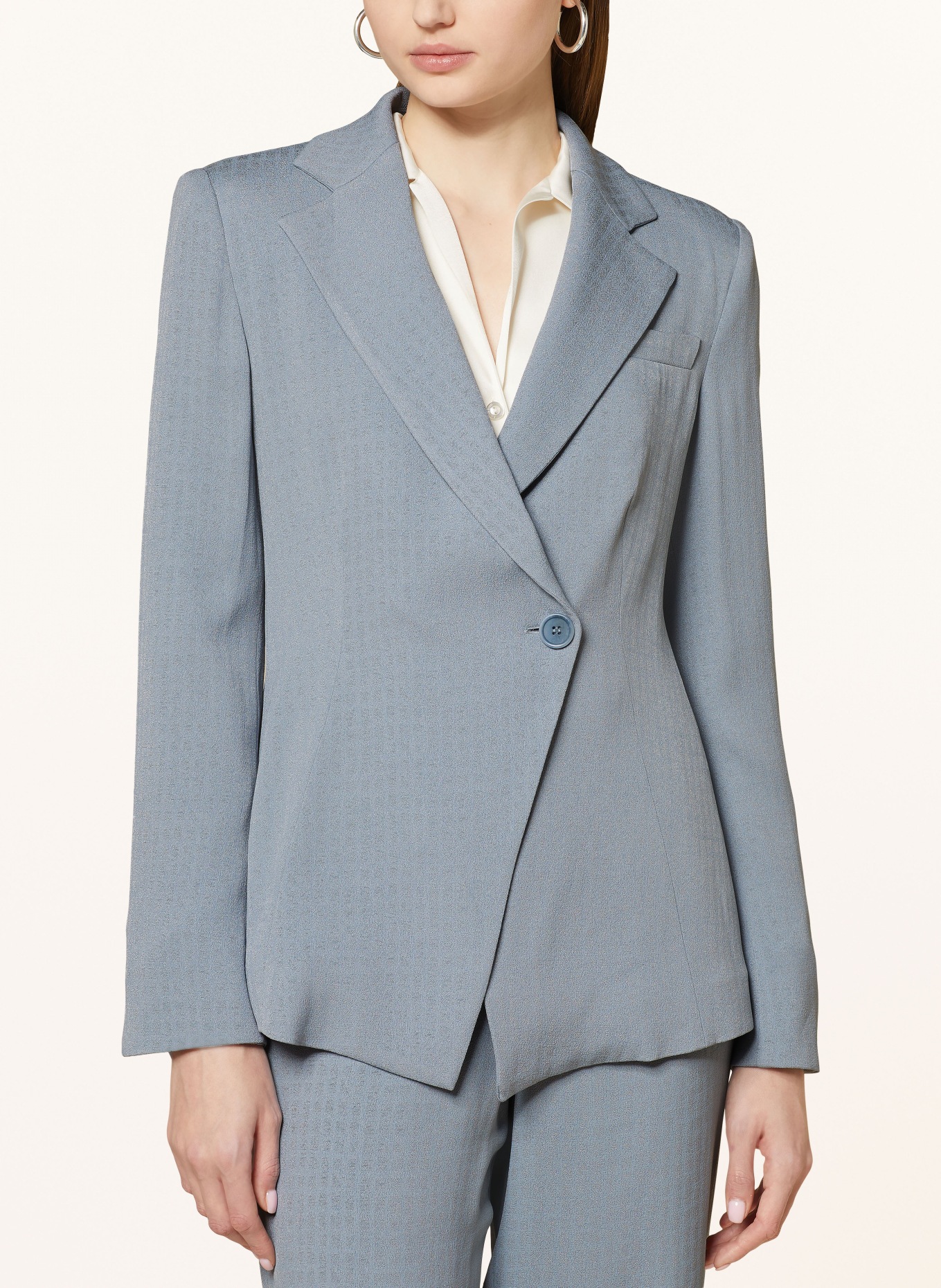 EMPORIO ARMANI Blazer: BLUE GRAY