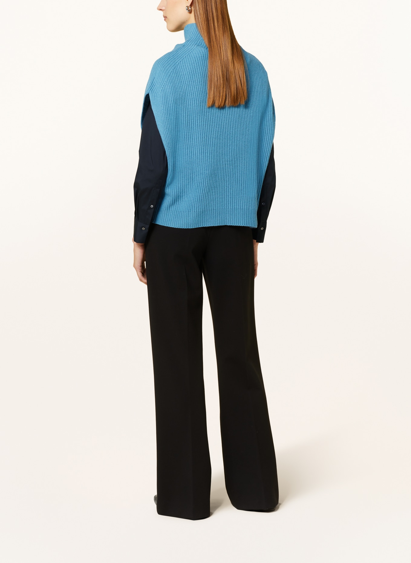 HERZEN'S ANGELEGENHEIT Sweater vest with cashmere, Color: LIGHT BLUE (Image 3)