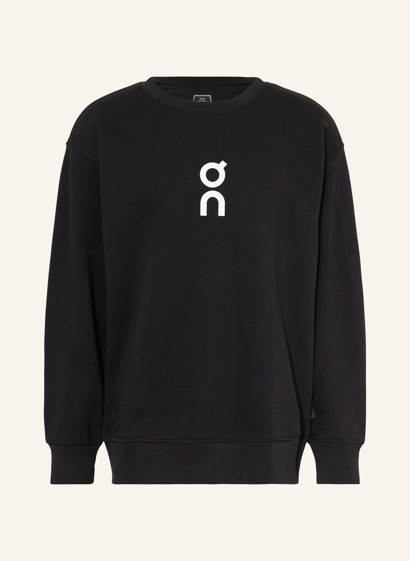 On Sweatshirt CLUB, Color: BLACK (Image 1)