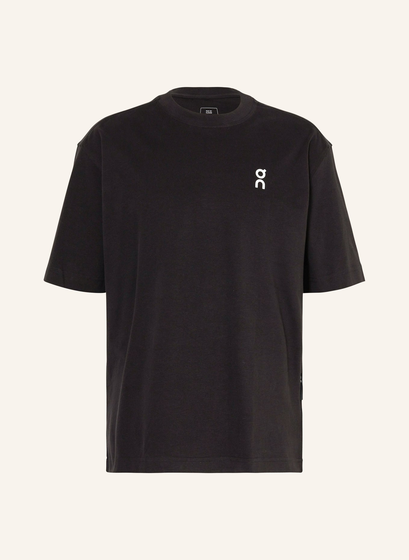 On T-shirt CLUB, Color: BLACK (Image 1)