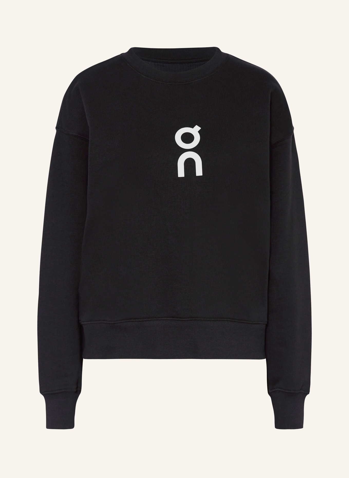 On Sweatshirt, Color: BLACK (Image 1)