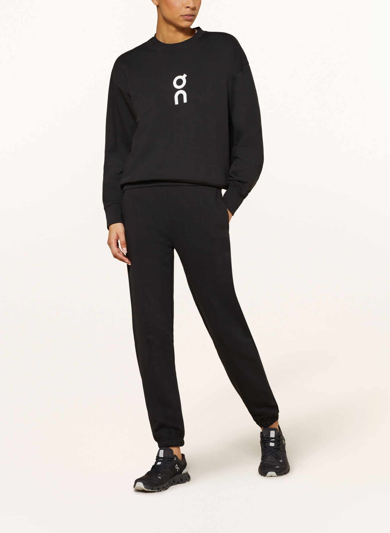 On Sweatshirt, Color: BLACK (Image 2)