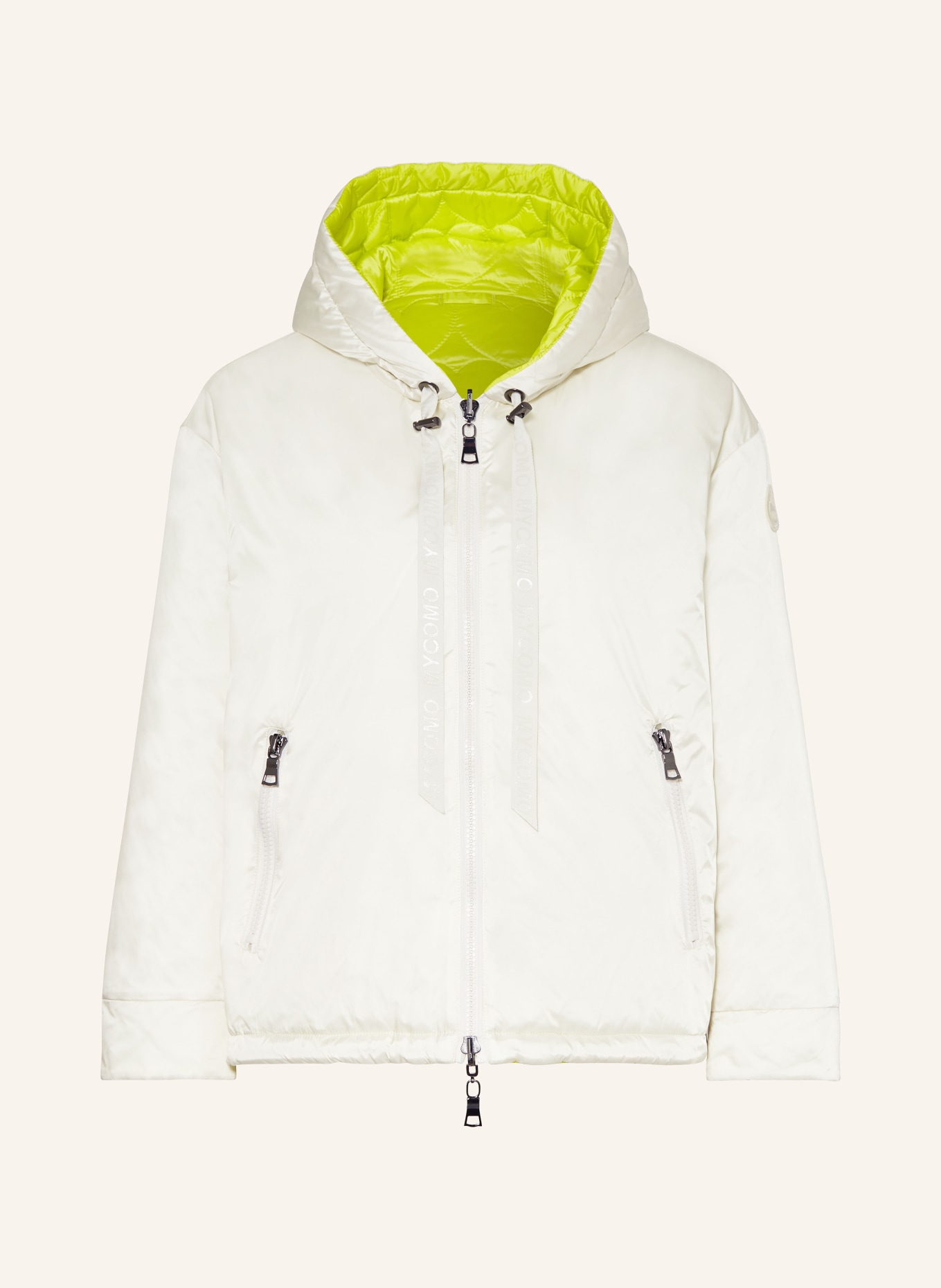No.1 Como Quilted jacket CHIANTI reversible, Color: CREAM (Image 1)
