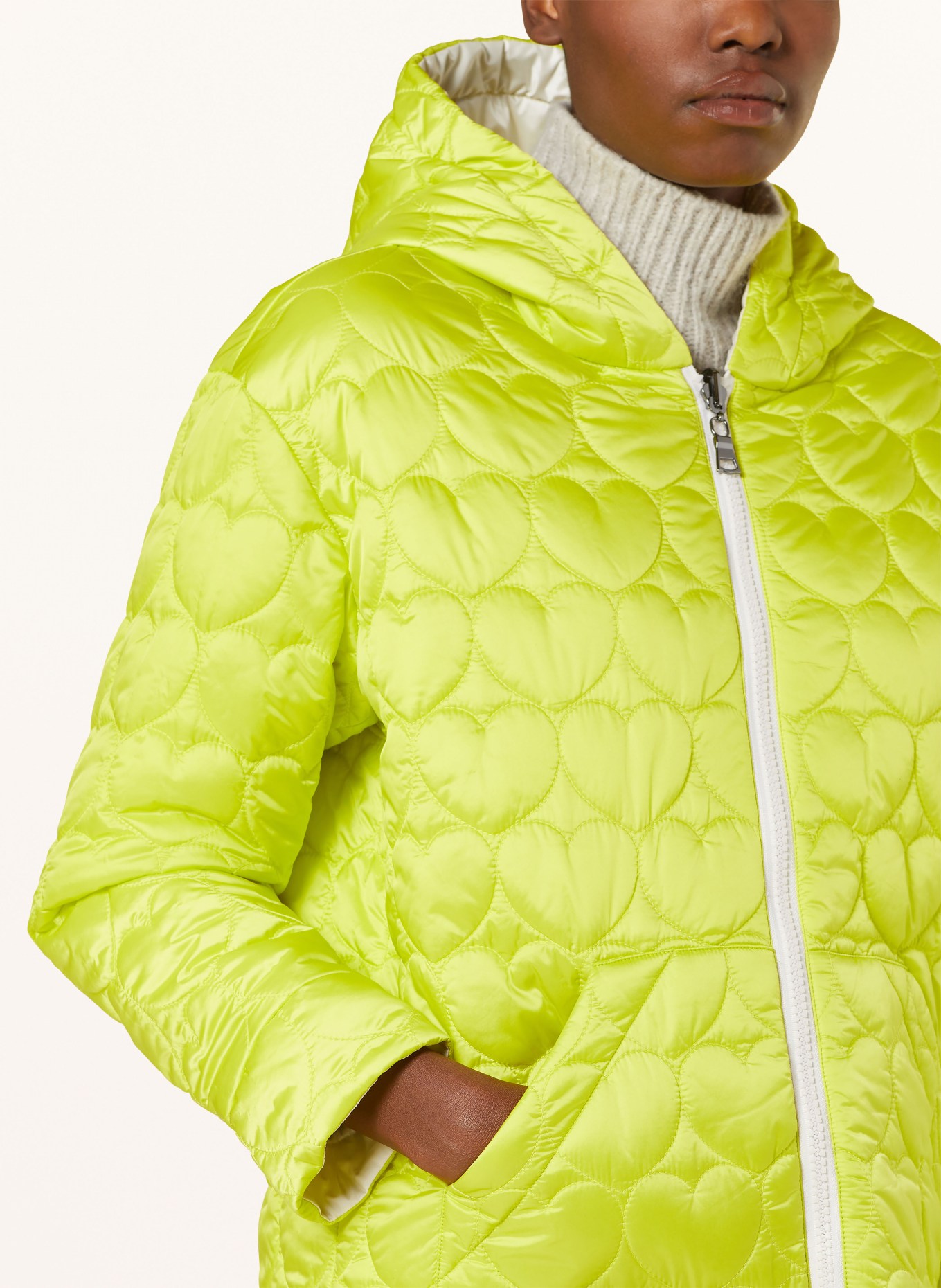 No.1 Como Quilted jacket CHIANTI reversible, Color: CREAM (Image 7)