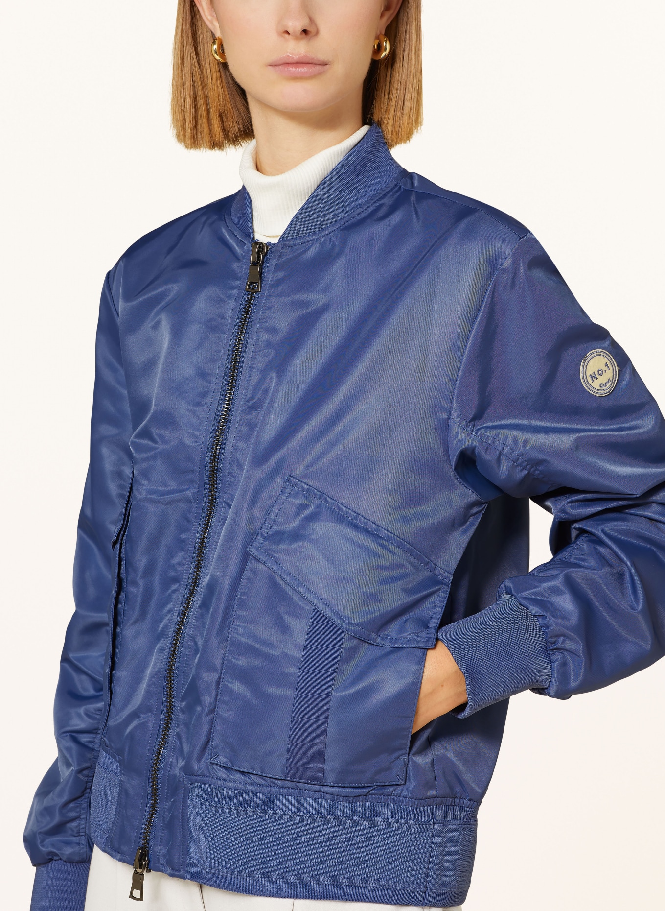 No.1 Como Bomber jacket, Color: BLUE (Image 4)