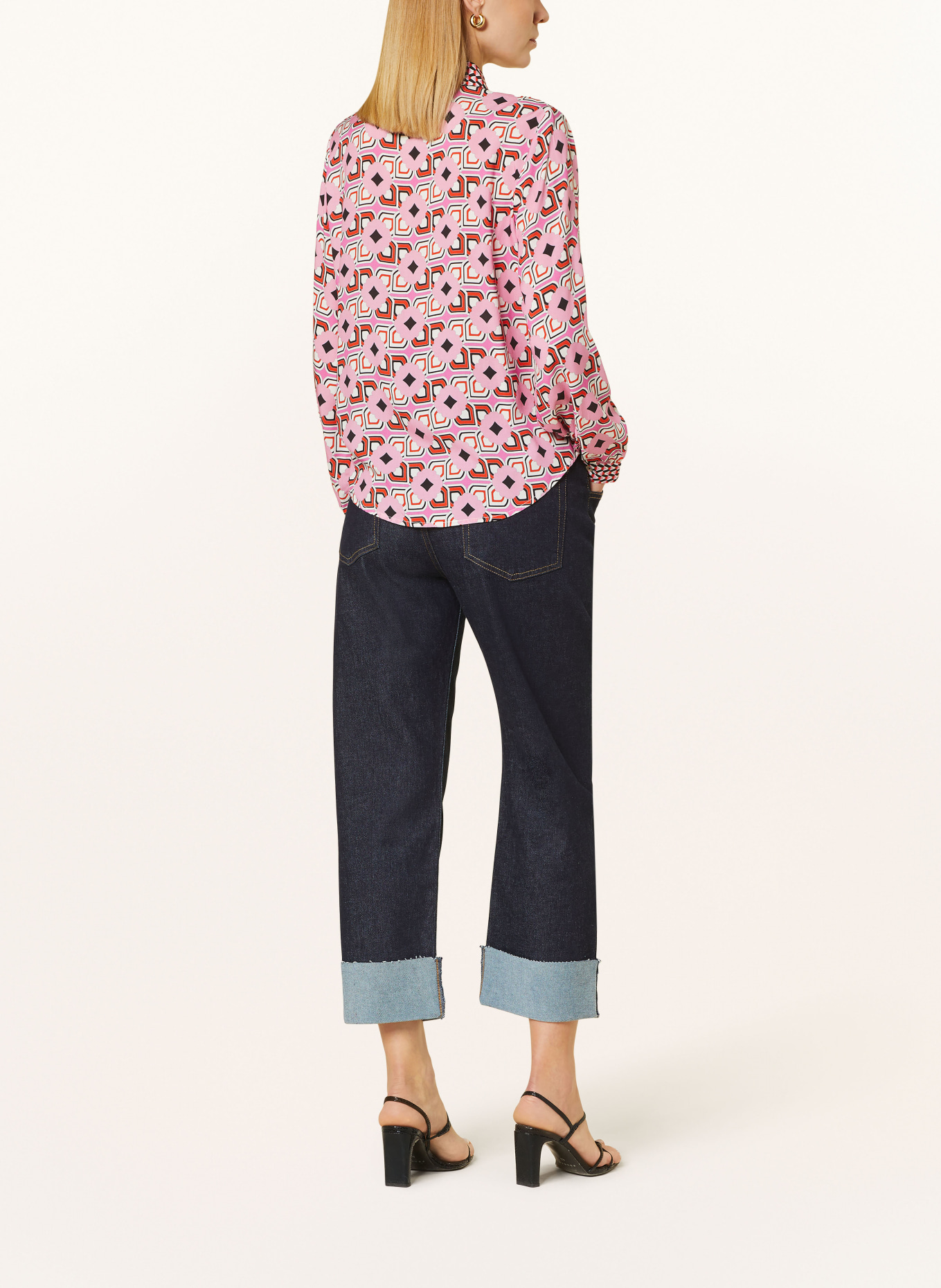 Emily VAN DEN BERGH Shirt blouse, Color: PINK/ RED (Image 3)