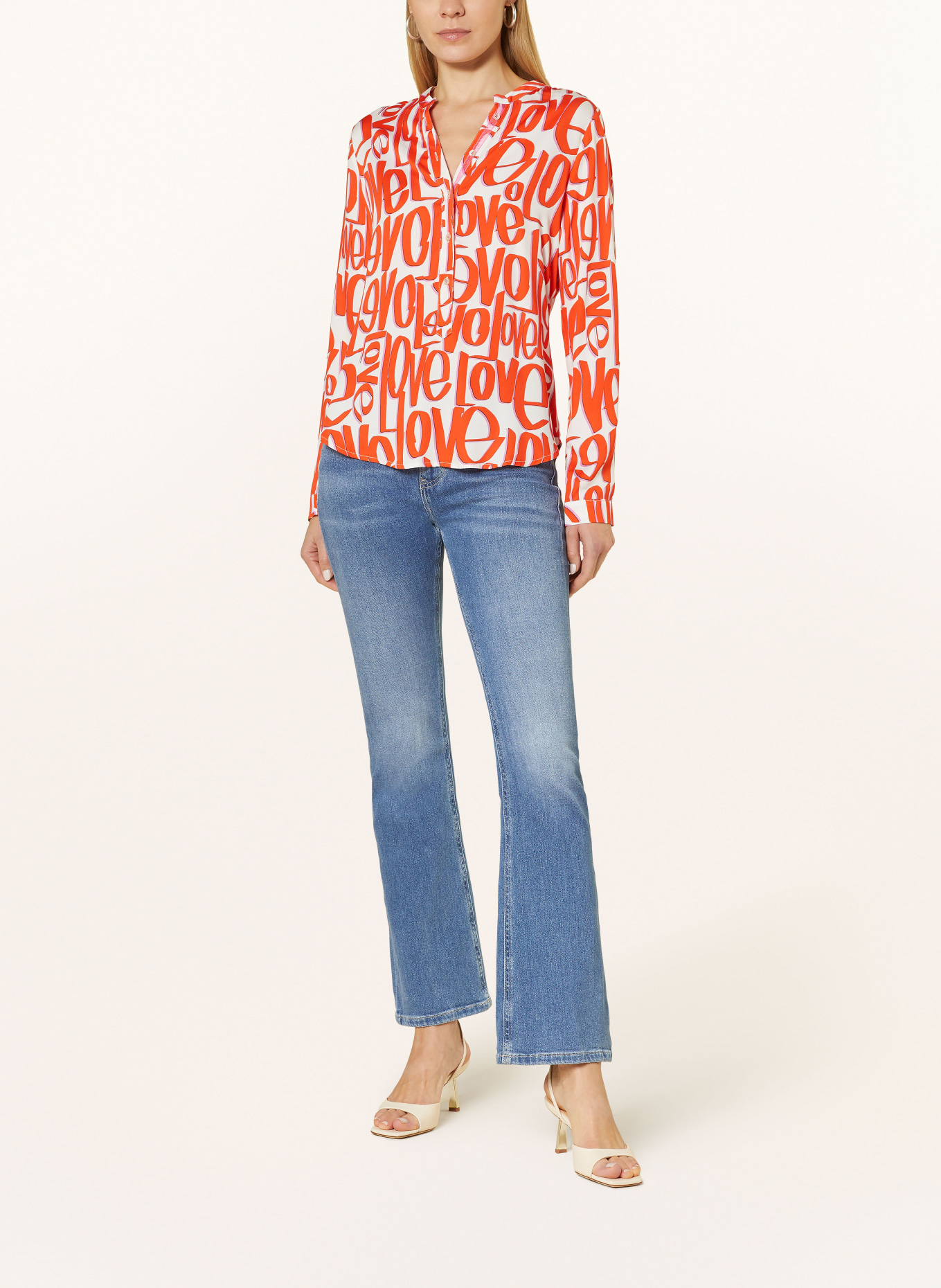 Emily VAN DEN BERGH Shirt blouse, Color: RED/ WHITE/ PINK (Image 2)