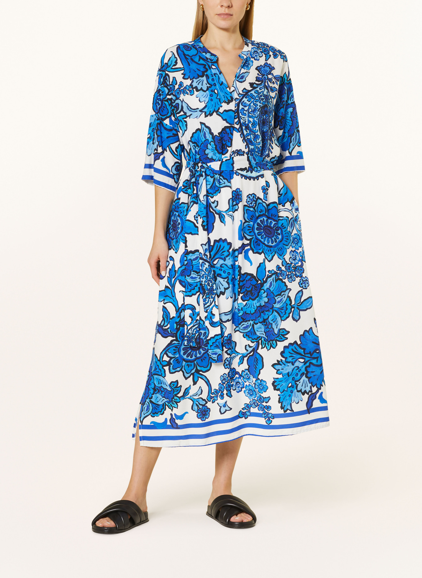 Emily VAN DEN BERGH Dress, Color: WHITE/ BLUE (Image 2)