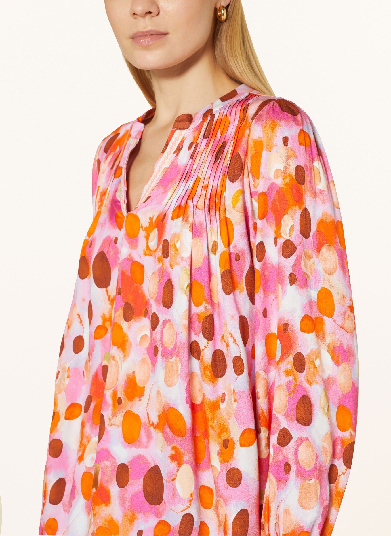 Emily VAN DEN BERGH Shirt blouse, Color: PINK/ ORANGE (Image 4)