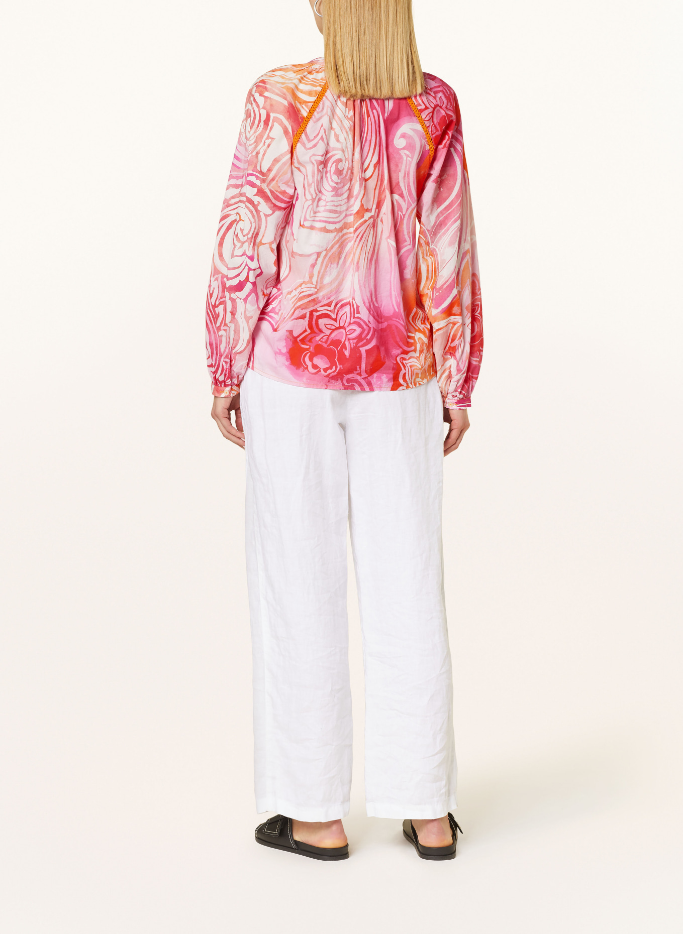 Emily VAN DEN BERGH Shirt blouse, Color: ORANGE/ PINK (Image 3)