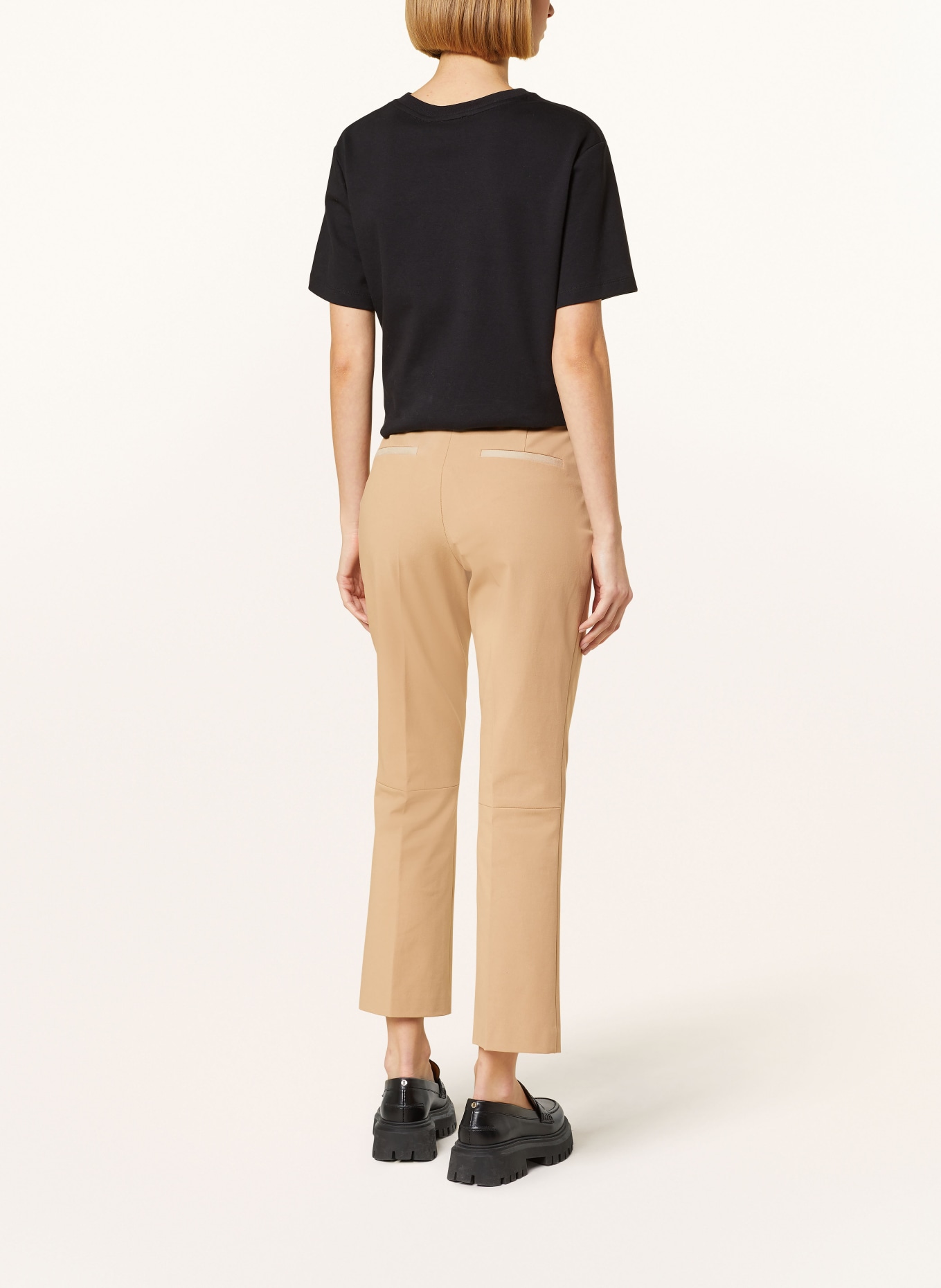 pamela henson 7/8 pants, Color: BEIGE (Image 3)