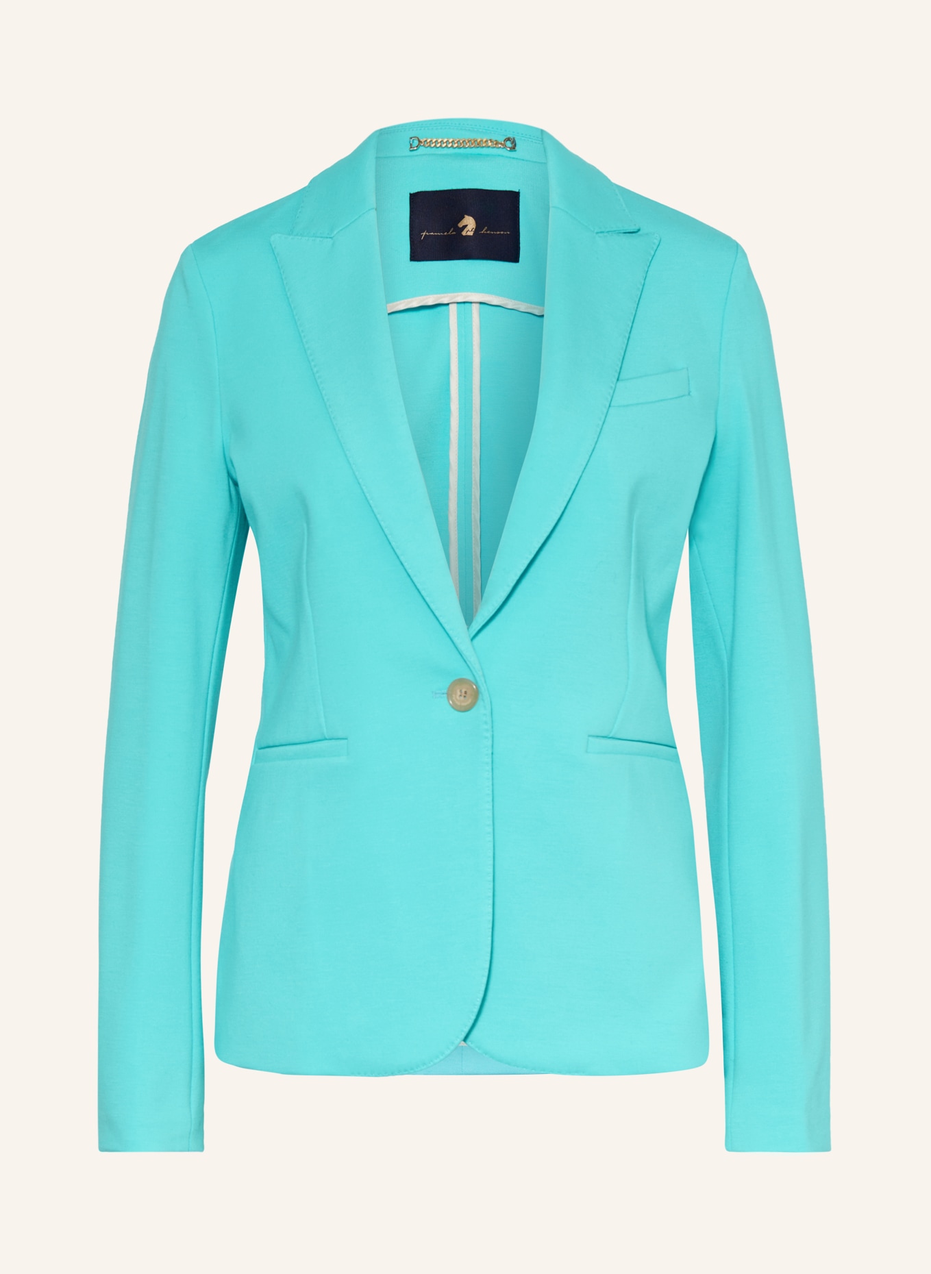 pamela henson Jersey blazer PHJANNA, Color: TURQUOISE (Image 1)