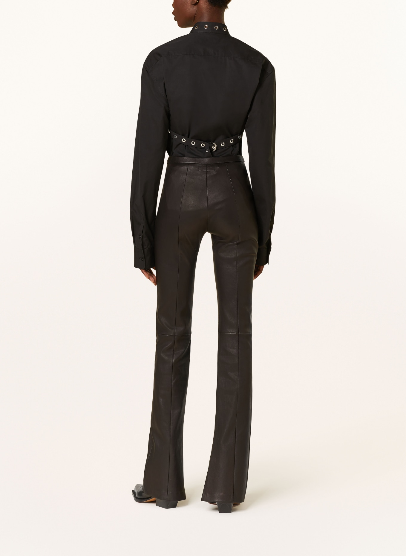 STOULS Leather trousers KAM, Color: BLACK (Image 3)