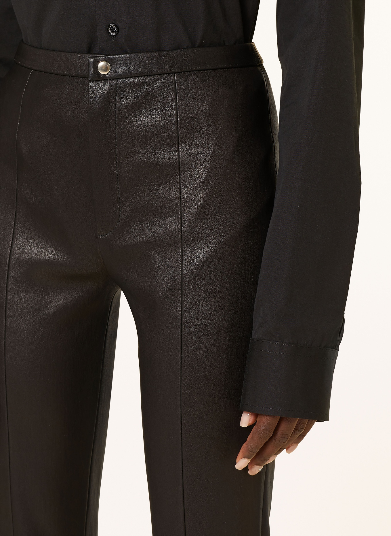 STOULS Leather trousers KAM, Color: BLACK (Image 5)