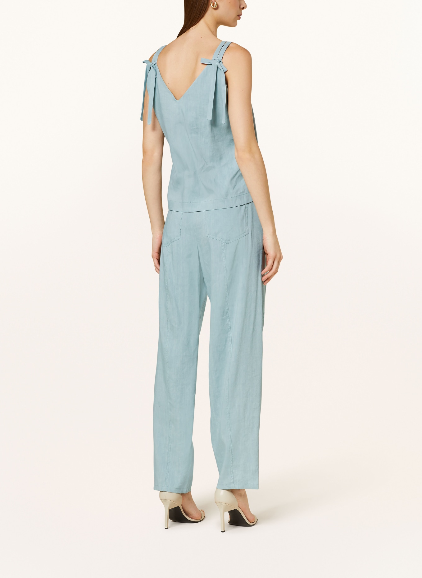 MARELLA Top FANTINO with linen, Color: LIGHT BLUE (Image 3)