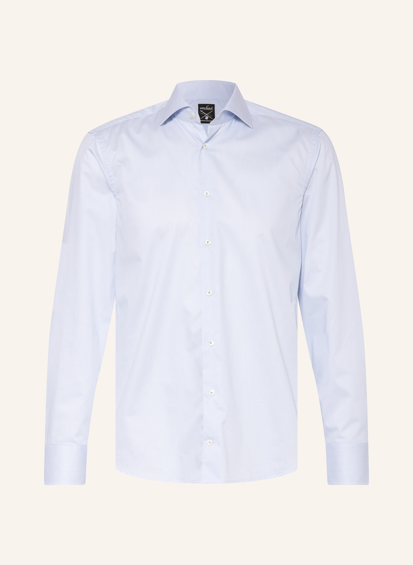 van Laack Shirt tailored fit, Color: LIGHT BLUE/ WHITE (Image 1)