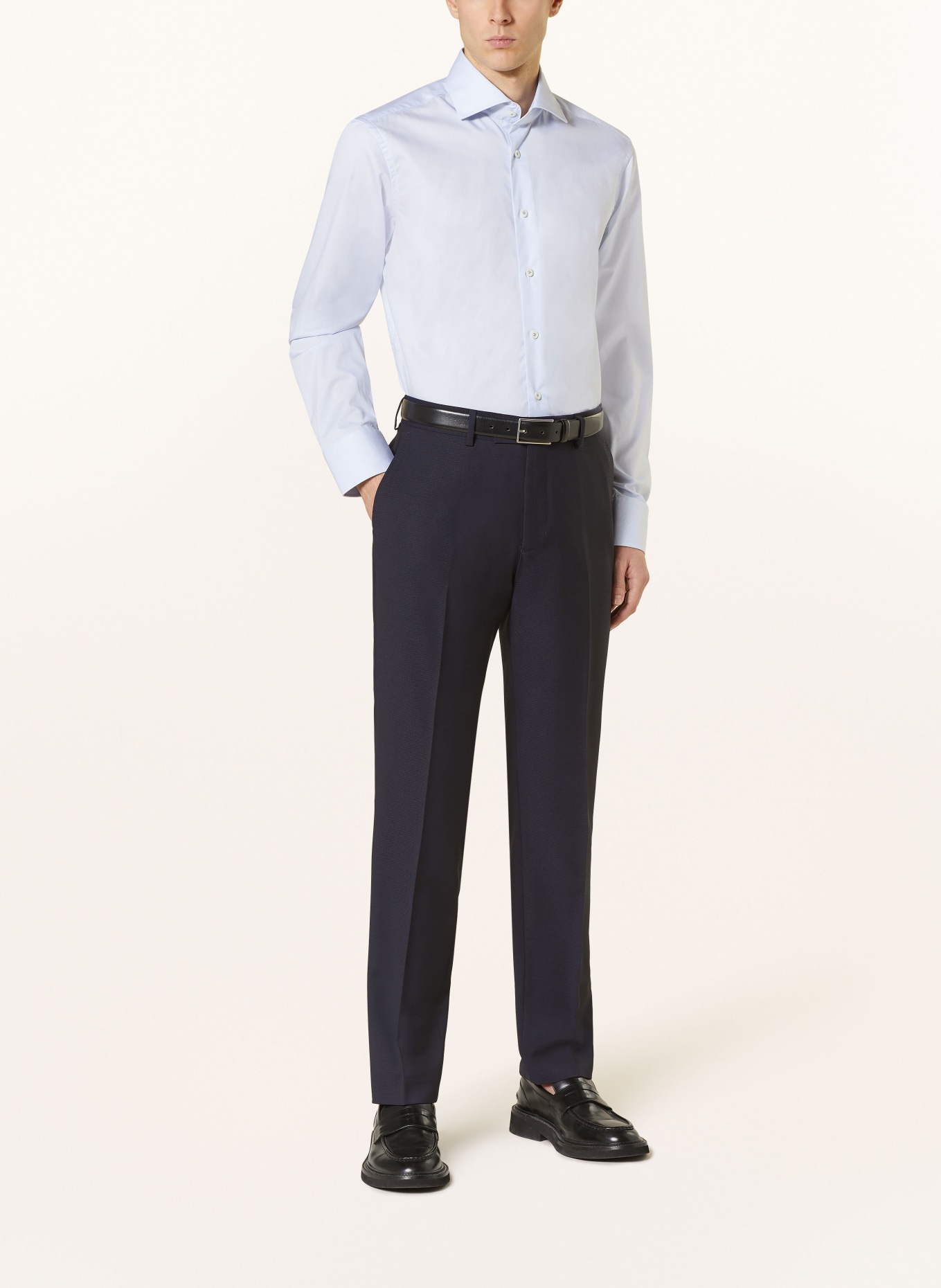 van Laack Shirt tailored fit, Color: LIGHT BLUE/ WHITE (Image 2)