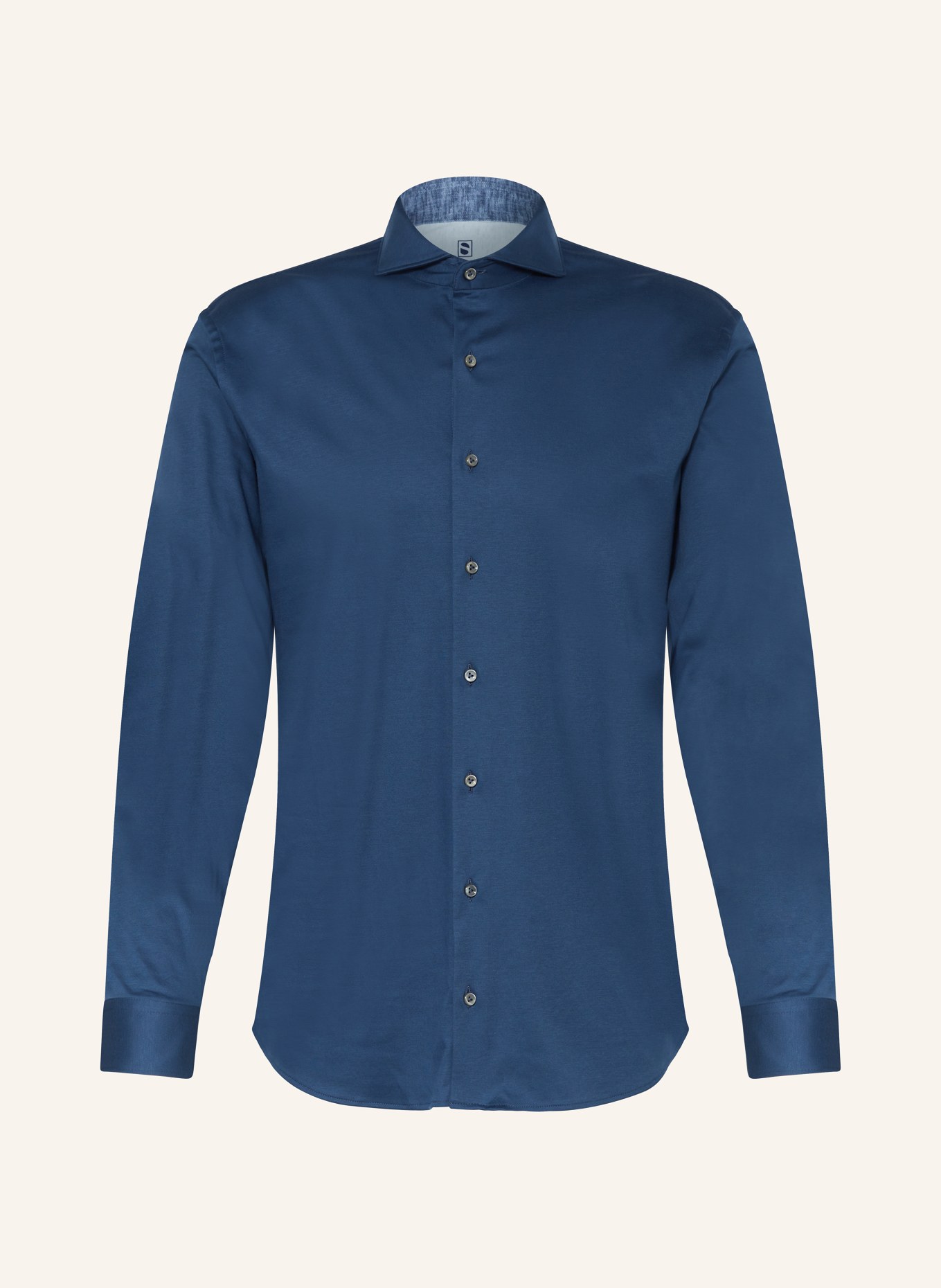 van Laack Jerseyhemd Tailor Fit, Farbe: BLAU (Bild 1)