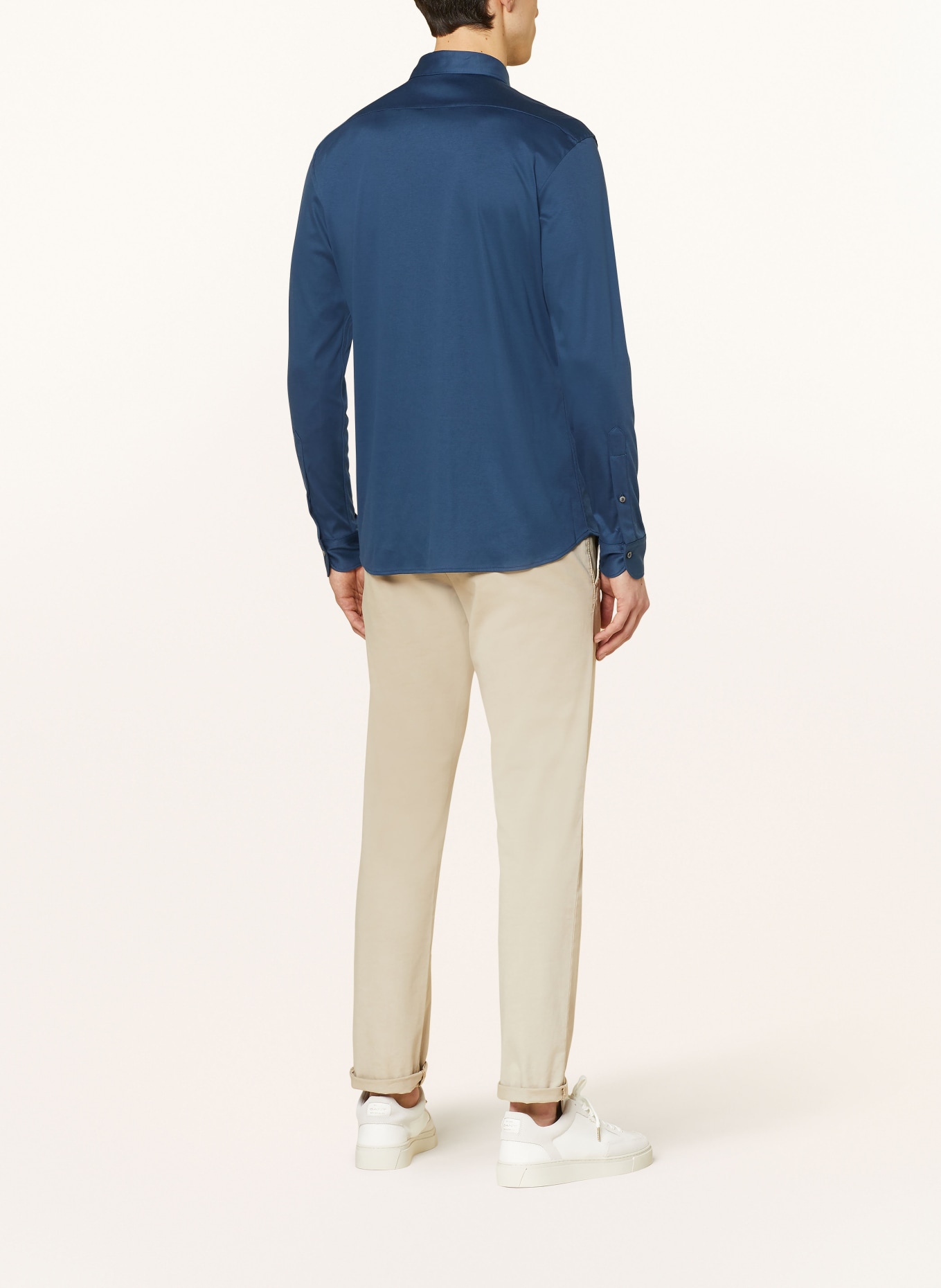 van Laack Jerseyhemd Tailor Fit, Farbe: BLAU (Bild 3)