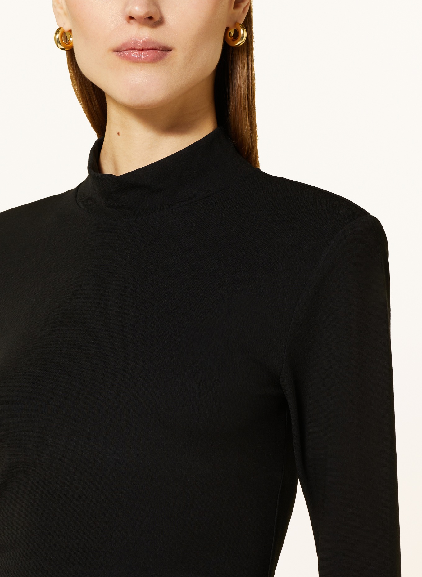 COS Cropped shirt, Color: BLACK (Image 4)