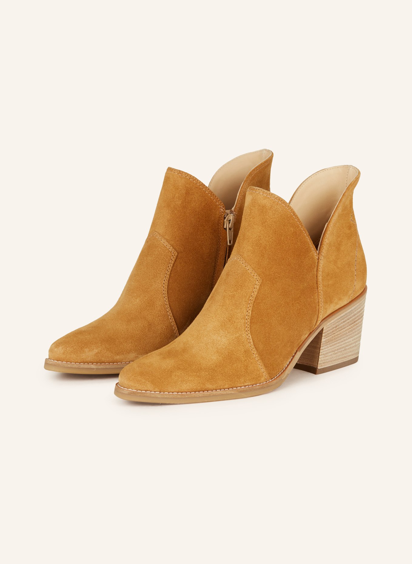 paul green Ankle boots, Color: BEIGE (Image 1)
