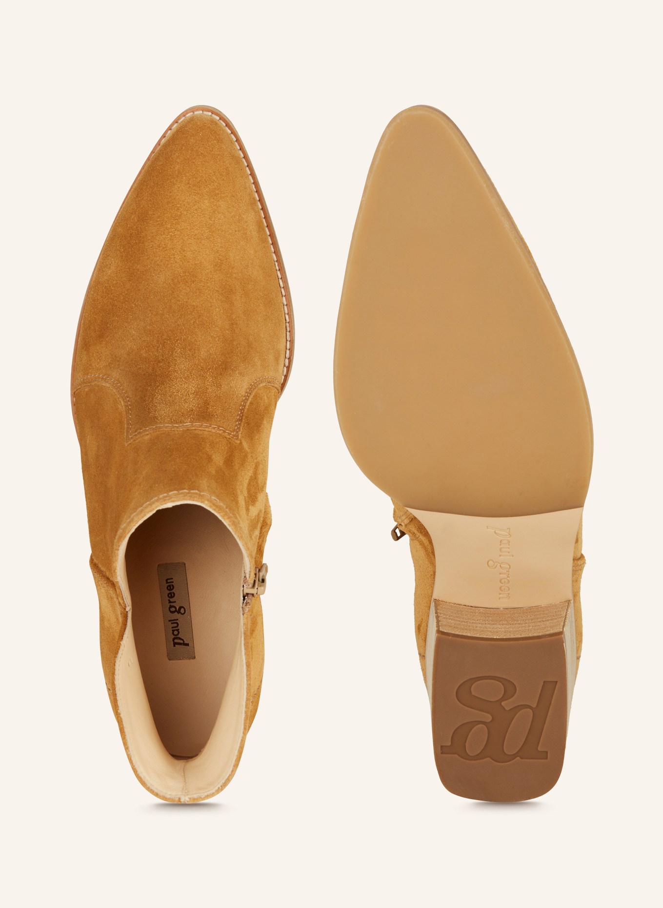 paul green Ankle boots, Color: BEIGE (Image 6)