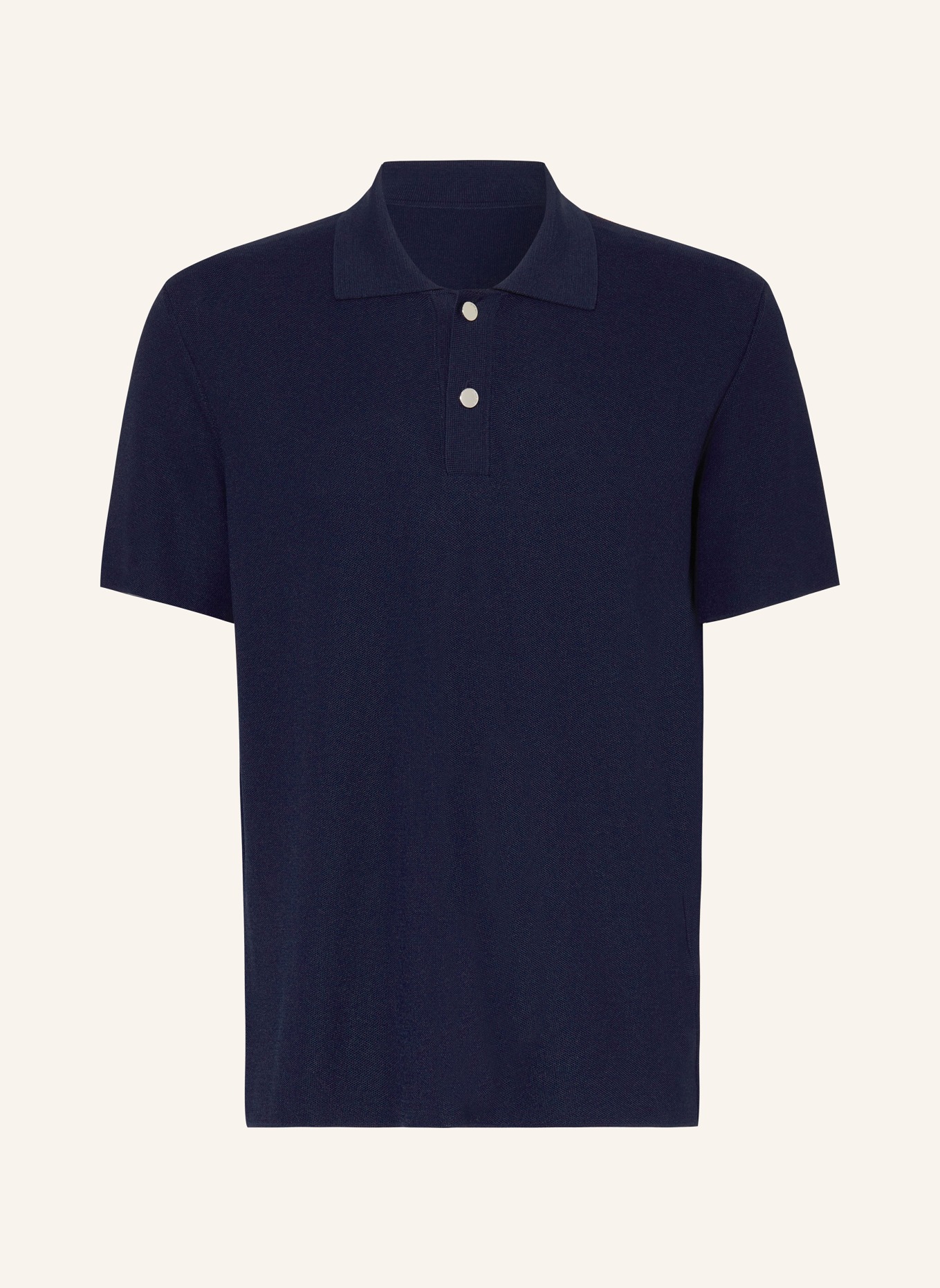 JACQUEMUS Piqué-Poloshirt LE POLO MAILLE, Farbe: DUNKELBLAU (Bild 1)