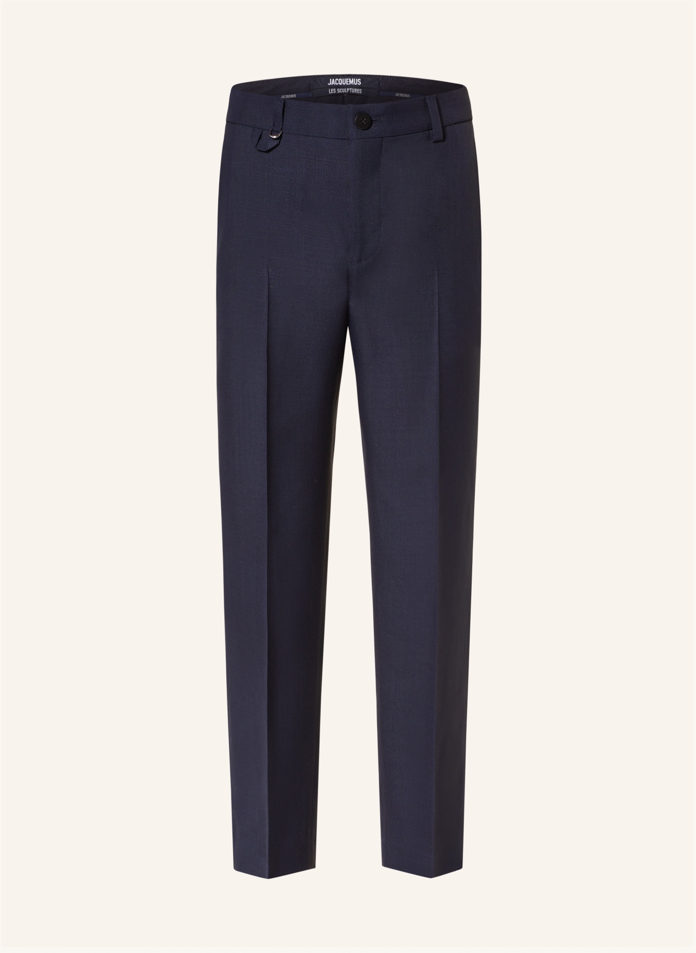 JACQUEMUS Spodnie LE PANTALON CABRI regular fit, Kolor: GRANATOWY (Obrazek 1)