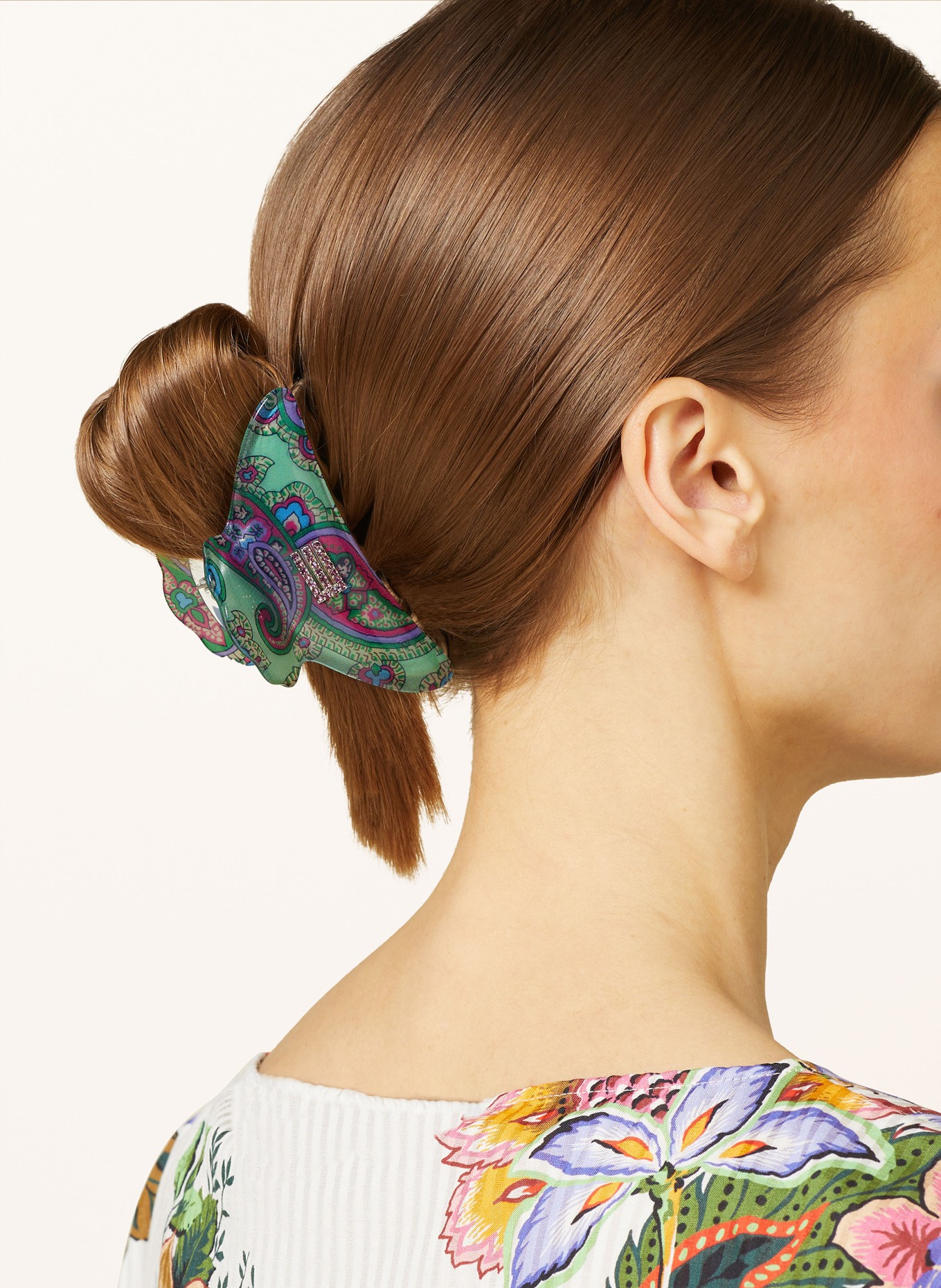 ETRO Hair clip, Color: GREEN/ PURPLE/ SILVER (Image 4)