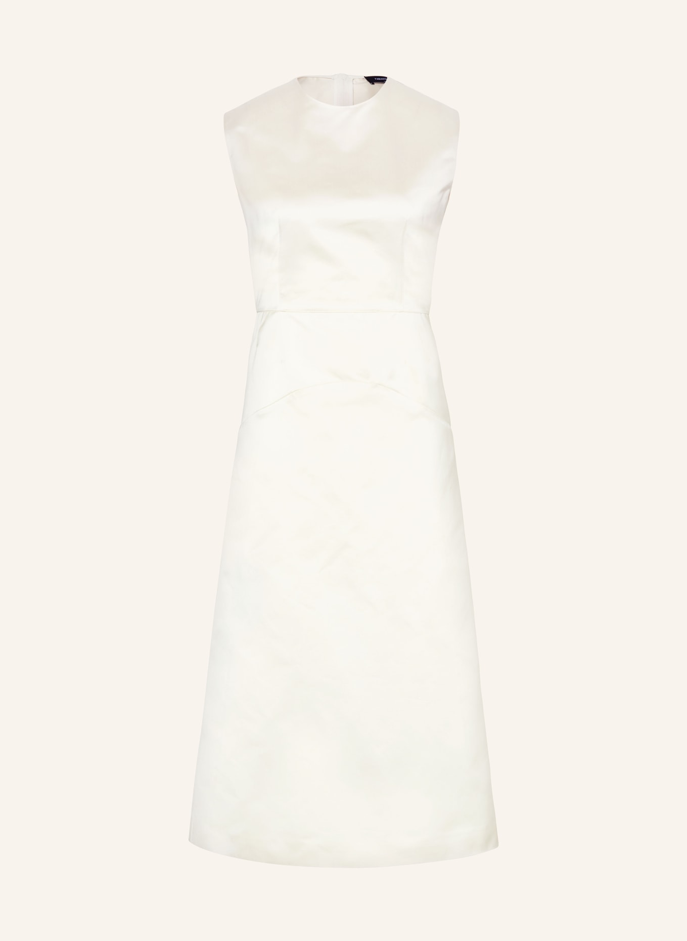 FABIANA FILIPPI Pouzdrové šaty ze saténu, Barva: KRÉMOVÁ (Obrázek 1)