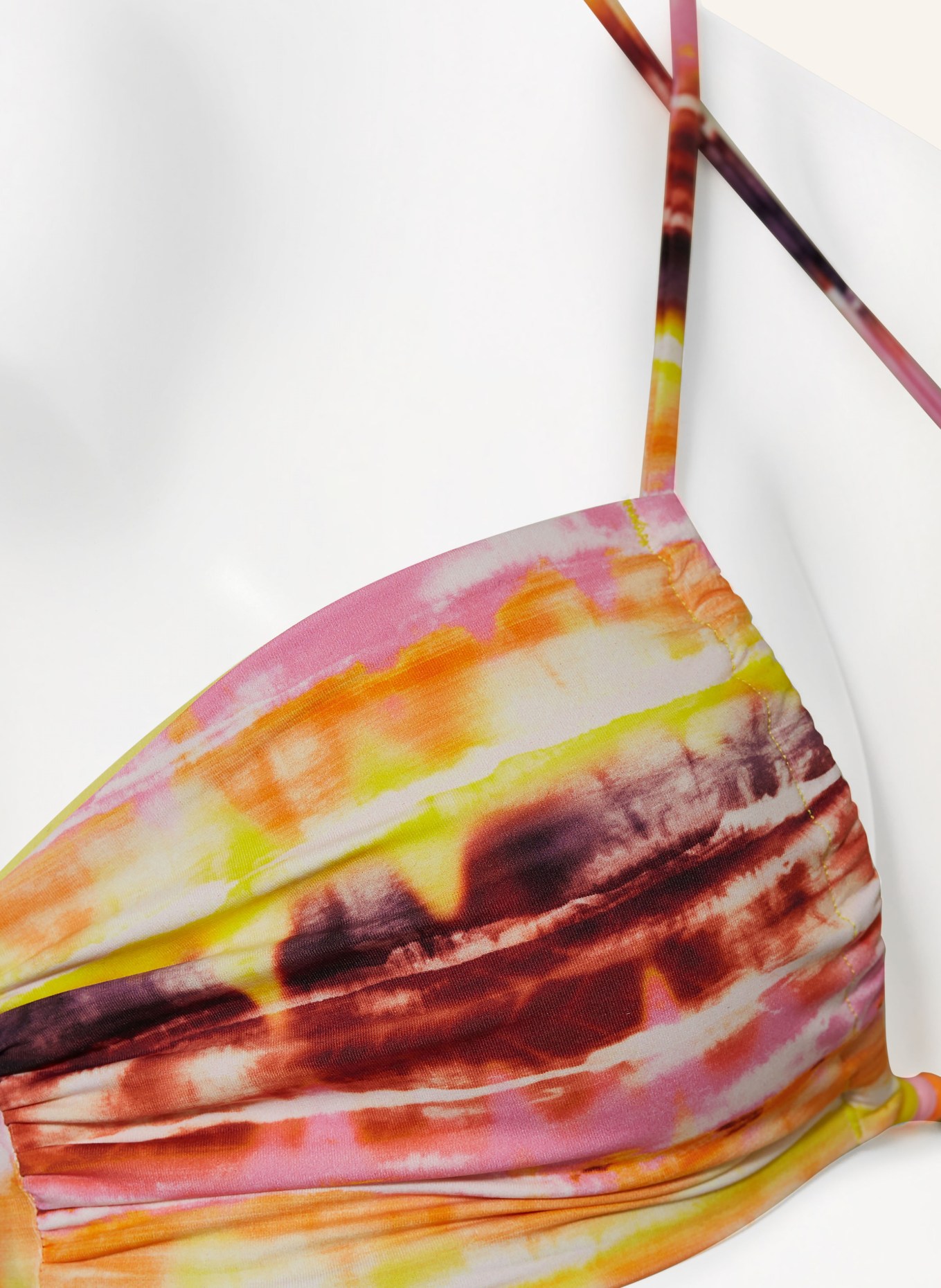 BANANA MOON Bandeau-Bikini-Top HORIZONTE COOLIO, Farbe: DUNKELORANGE/ ROSA/ GELB (Bild 6)