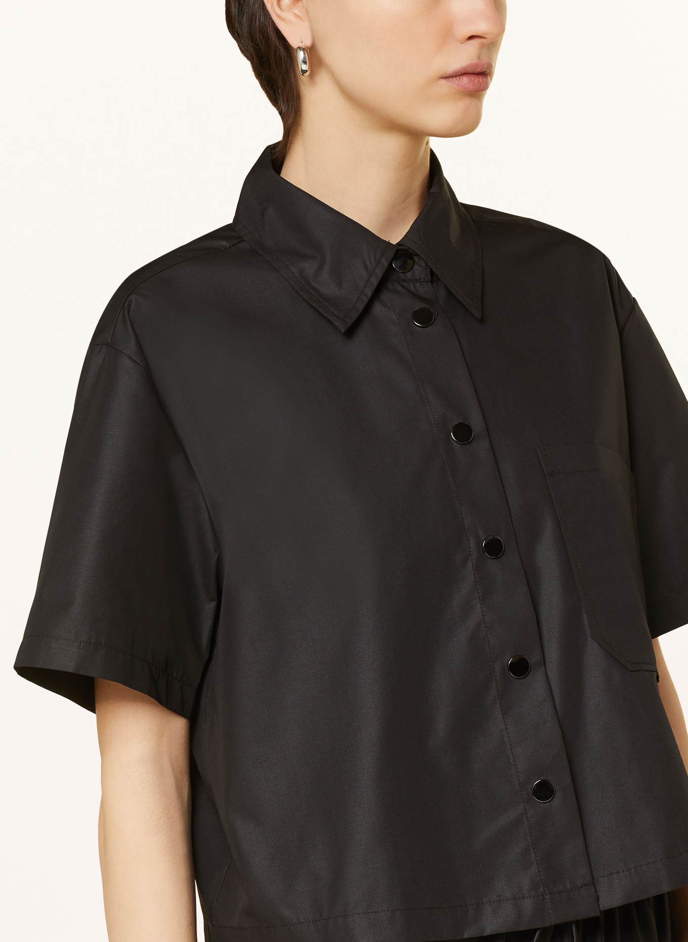 MRS & HUGS Shirt blouse, Color: BLACK (Image 4)
