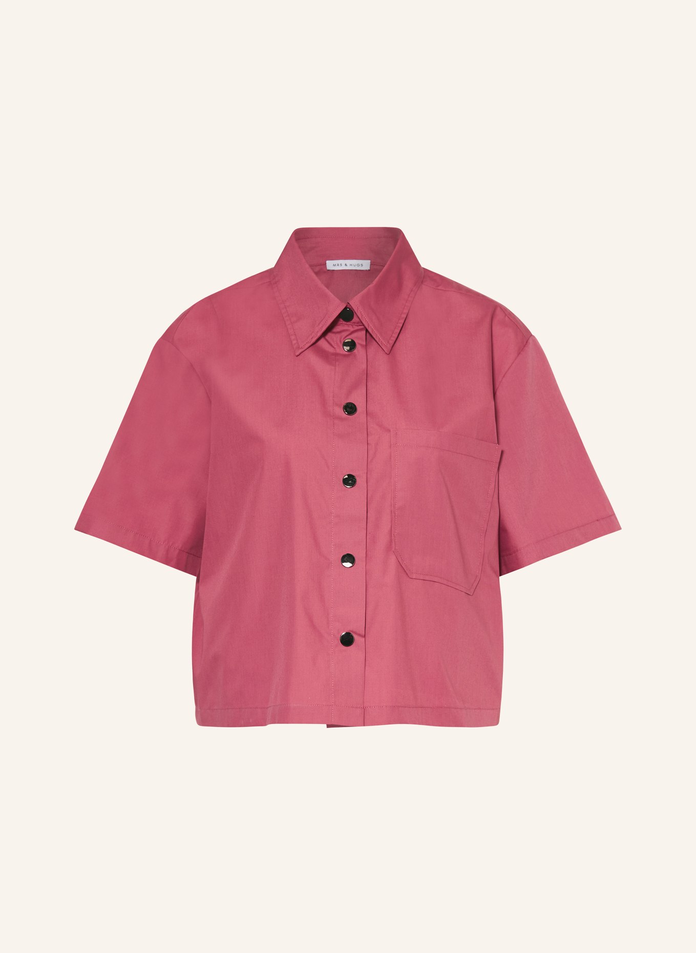 MRS & HUGS Hemdbluse: HELLROT