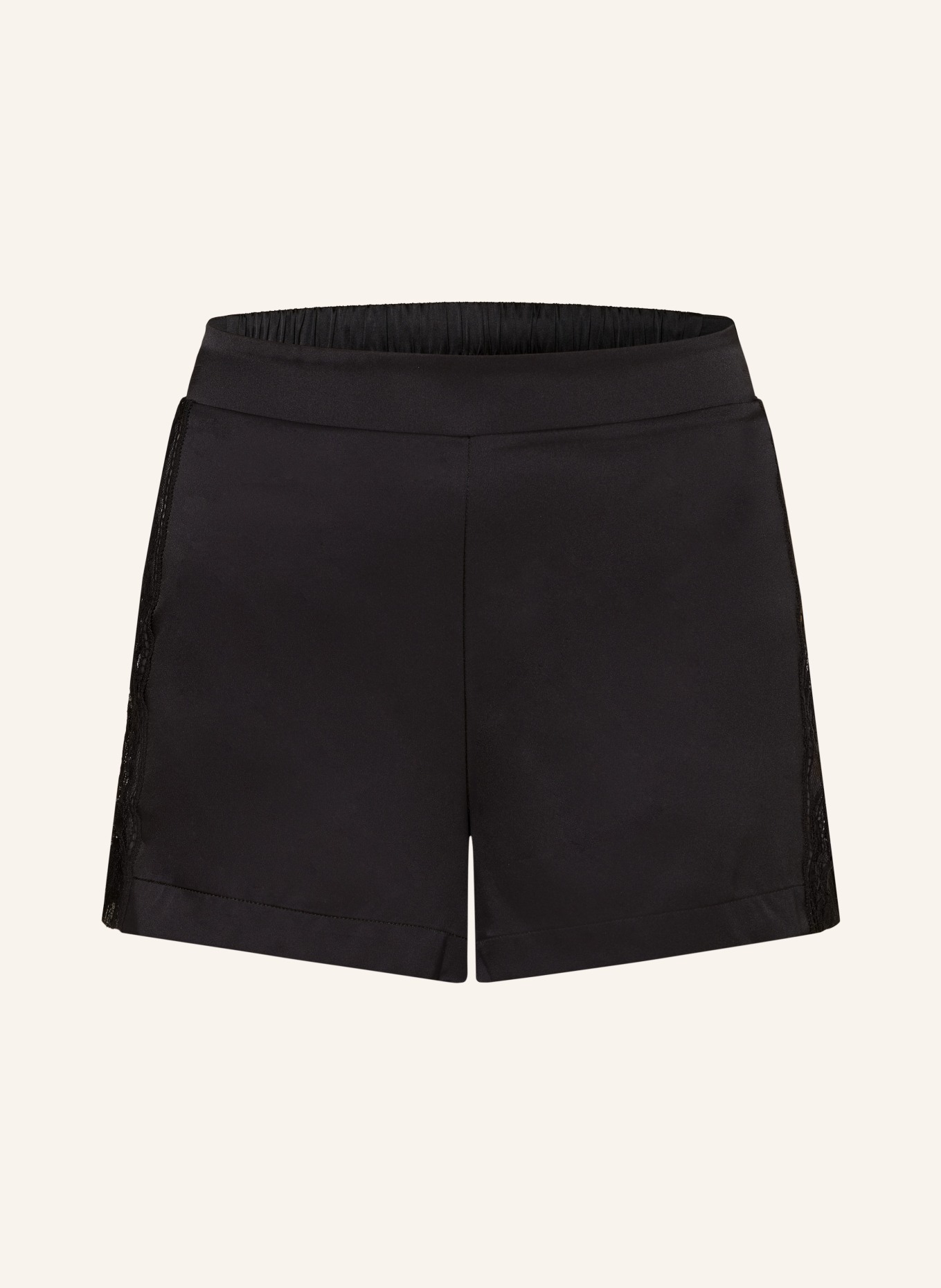 Aubade Pajama shorts MIDNIGHT WHISPER made of silk, Color: BLACK (Image 1)