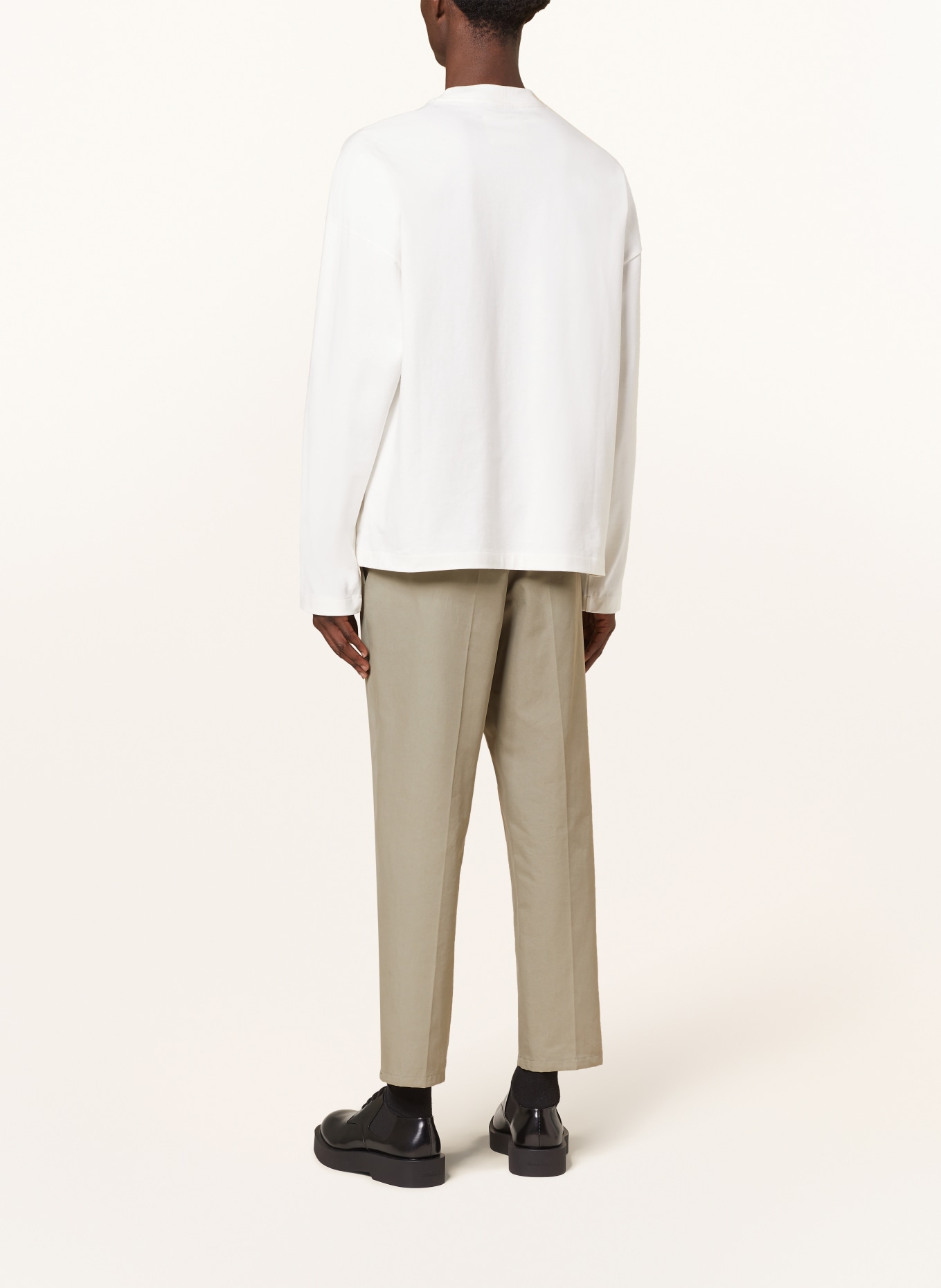 JIL SANDER Oversized long sleeve shirt, Color: WHITE (Image 3)