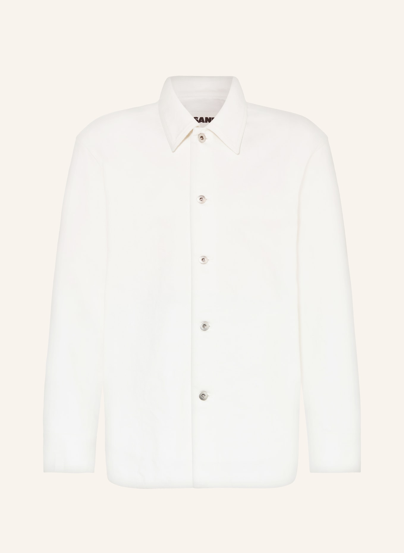 JIL SANDER Denim overshirt, Color: WHITE (Image 1)