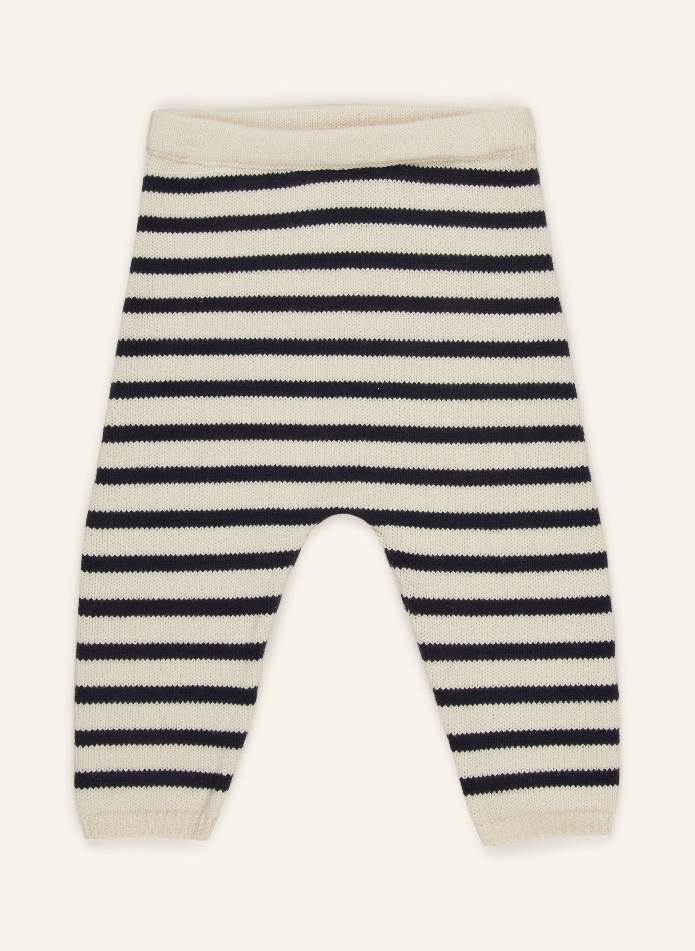 PETIT BATEAU Set MAGYM: Pullover und Strickhose, Farbe: CREME/ DUNKELBLAU (Bild 4)