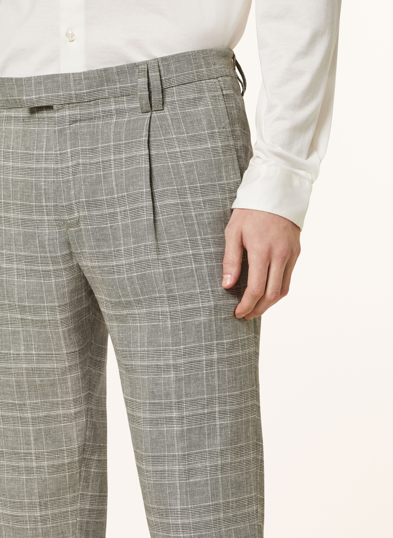 CINQUE Spodnie garniturowe CISANDO relaxed fit, Kolor: 82 hellgrUEn (Obrazek 6)