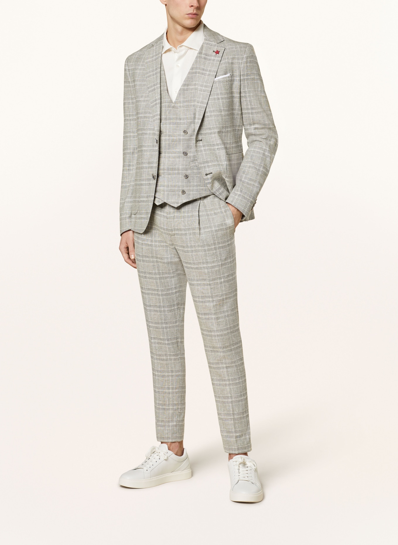 CINQUE Suit vest CIVOLTA regular fit, Color: 82 hellgrUEn (Image 2)
