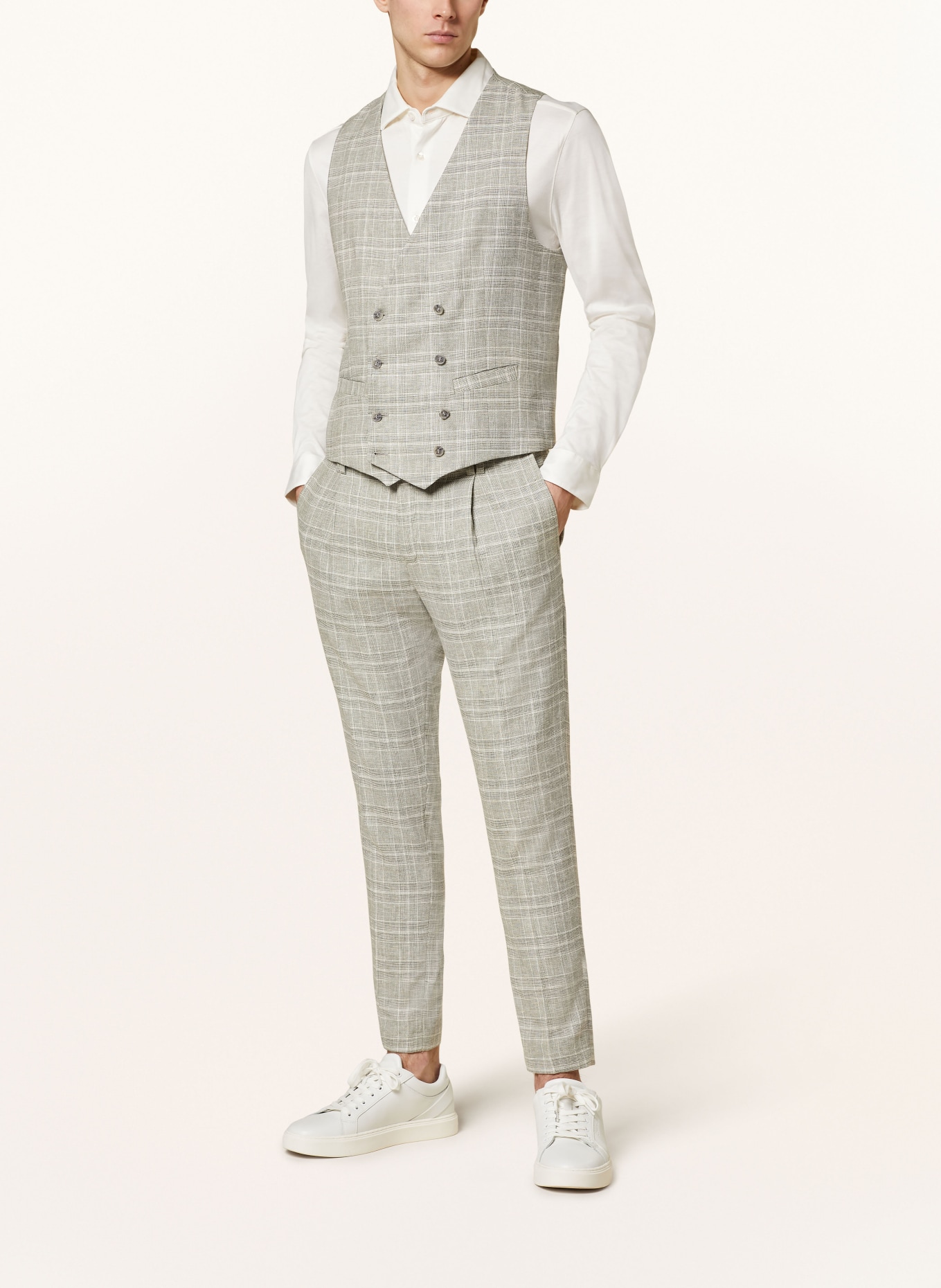 CINQUE Suit vest CIVOLTA regular fit, Color: 82 hellgrUEn (Image 3)