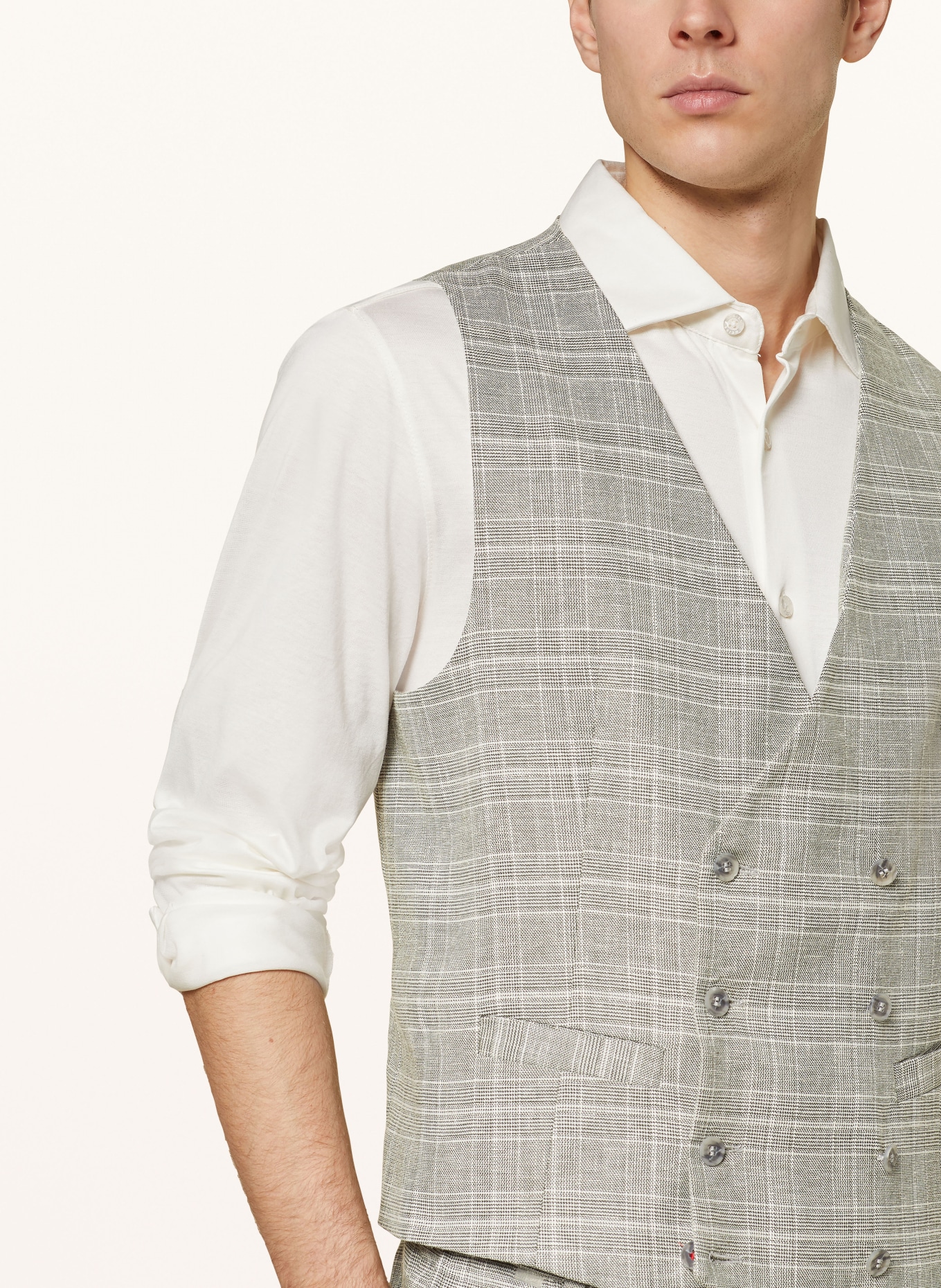 CINQUE Suit vest CIVOLTA regular fit, Color: 82 hellgrUEn (Image 5)