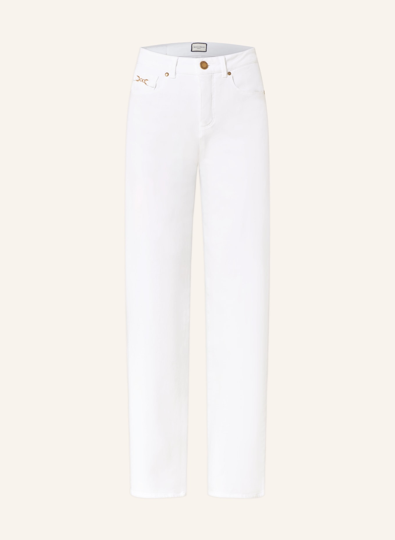 SEDUCTIVE Straight jeans MERON, Color: WHITE (Image 1)