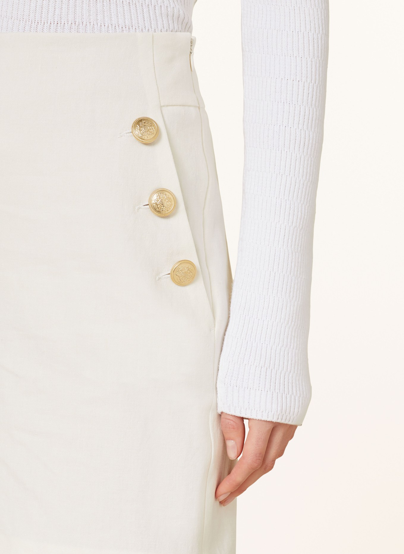 SEDUCTIVE Shorts BRADY with linen, Color: BEIGE (Image 5)