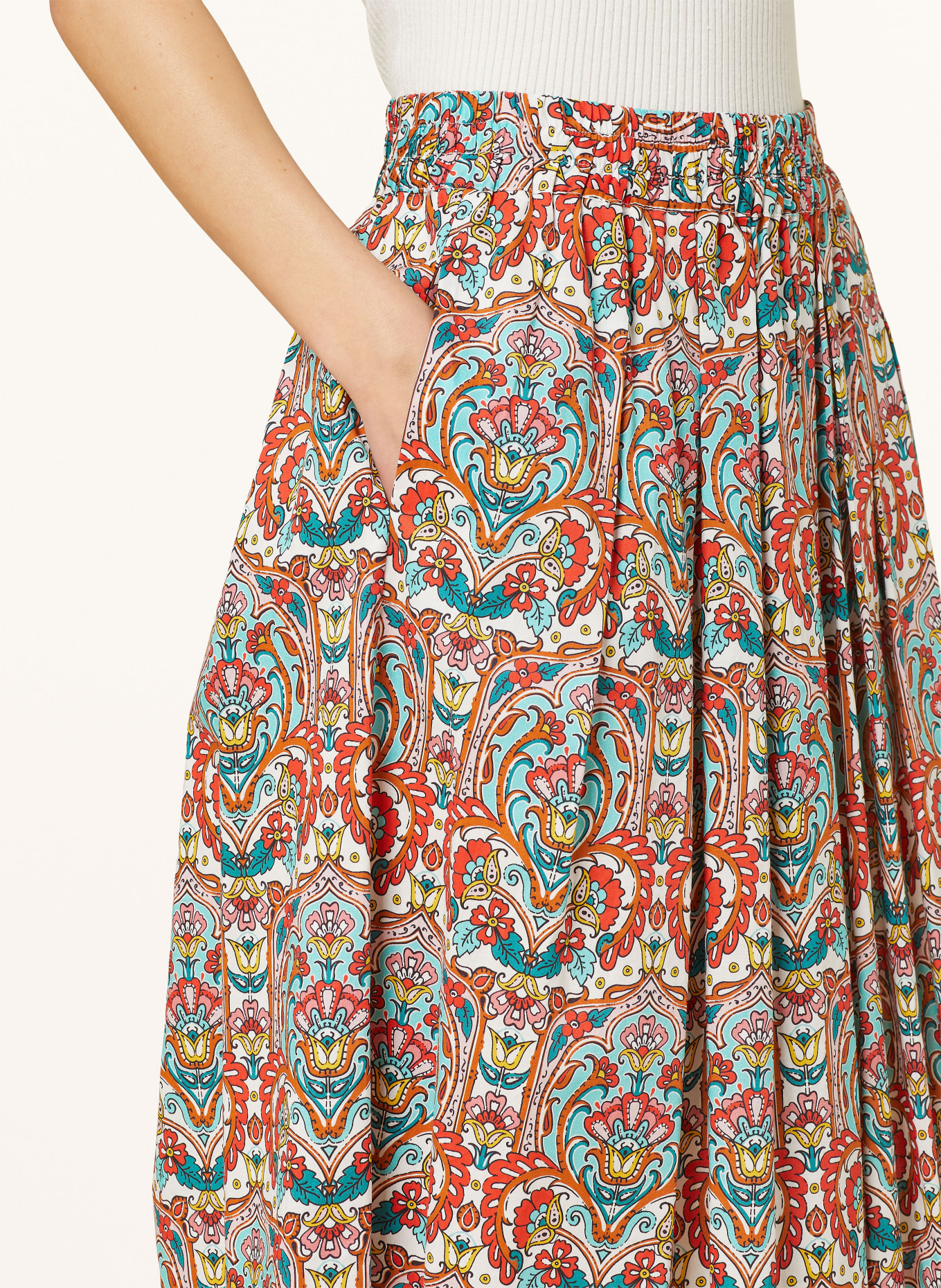 lilienfels Skirt, Color: MINT/ PINK/ RED (Image 4)